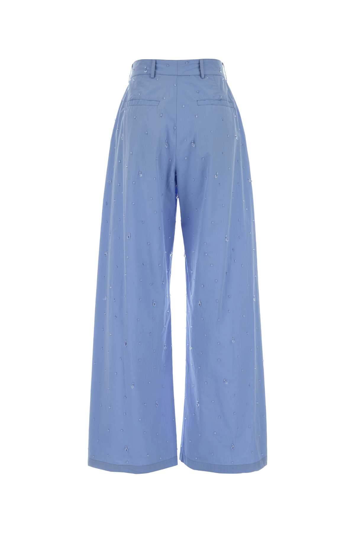 Giuseppe Di Morabito Applicazione Trouser — Blue - 40, view 2