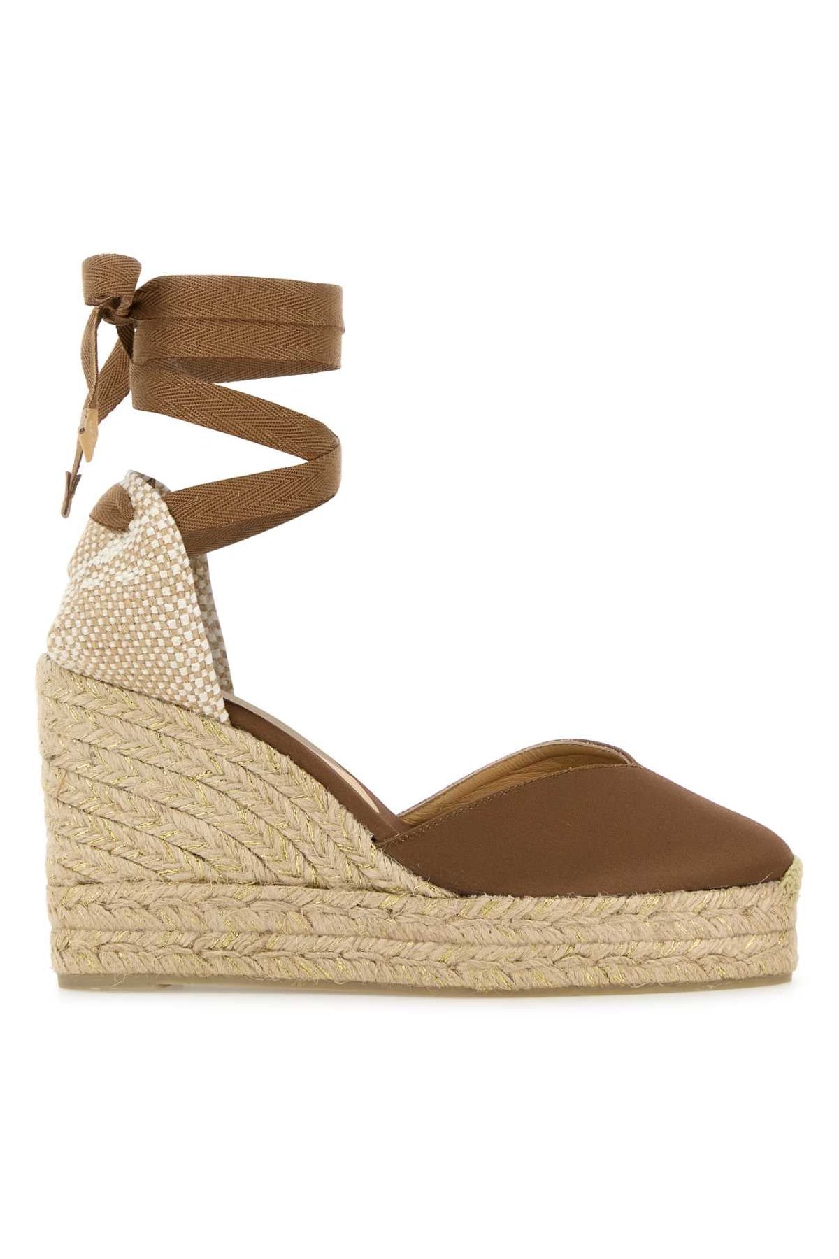 Castaner Chiara Espadrille Wedge — Brown by Castaner