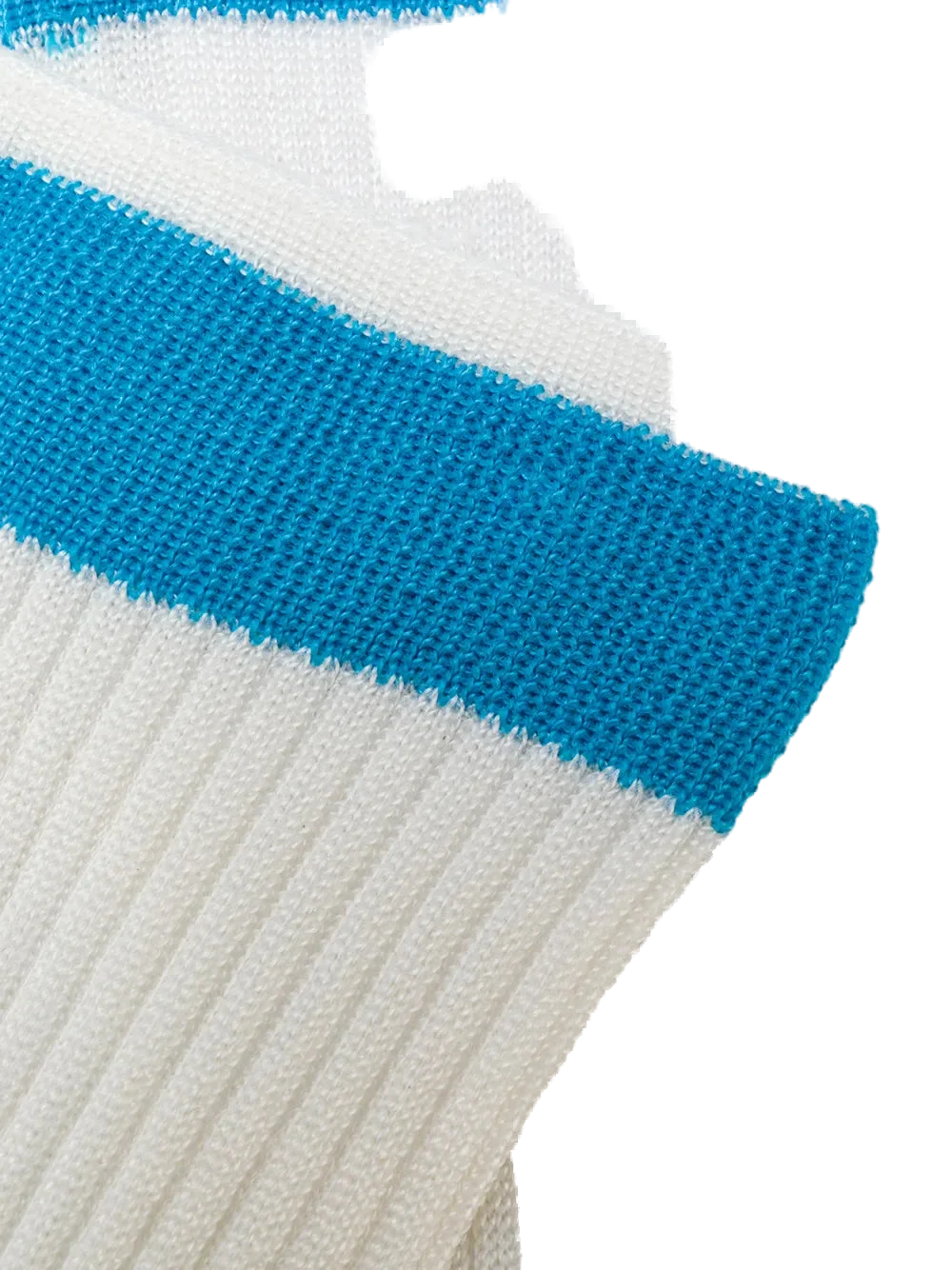 Valentino Silk Blend Ribbed Socks — White by Valentino