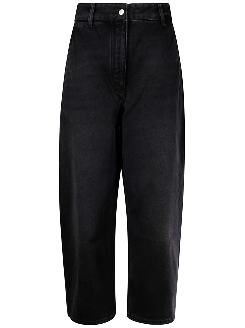 Studio Nicholson PRE Cropped Denim Jeans — Black by Studio Nicholson PRE