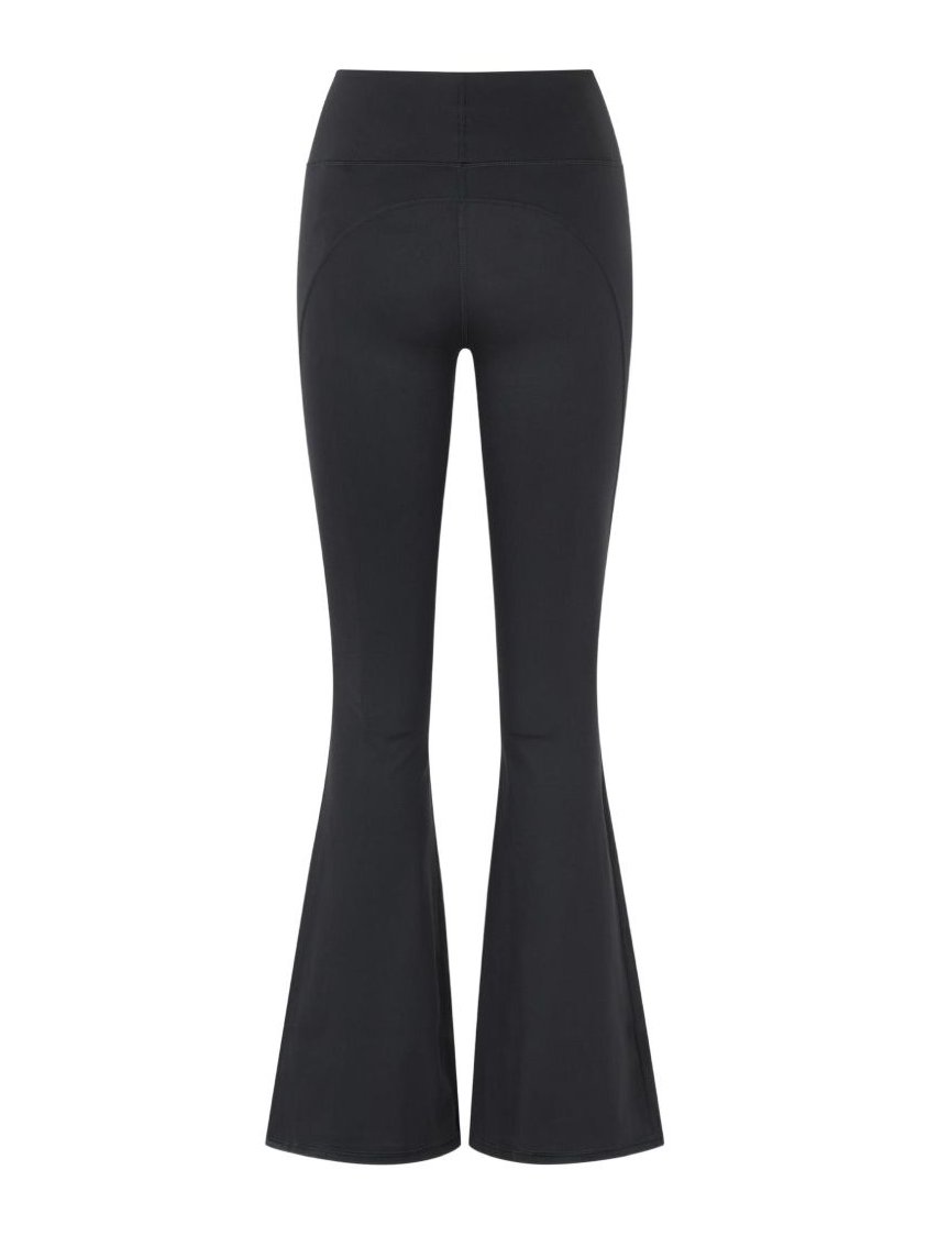 Adidas By Stella McCartney Flared High-Waist Leggings — Black, view 2