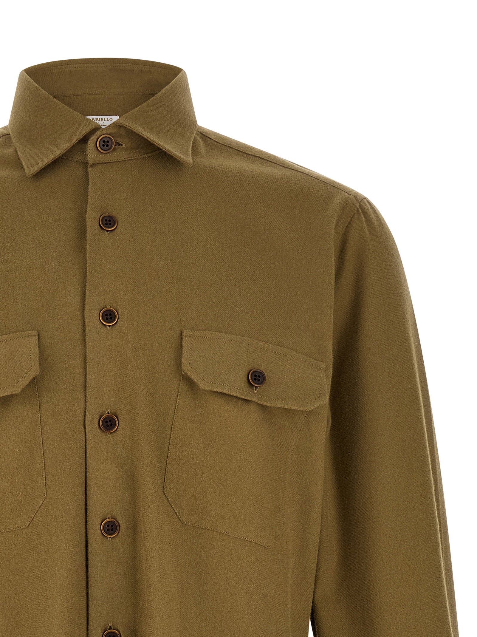 Borriello Shirt — olive, view 3