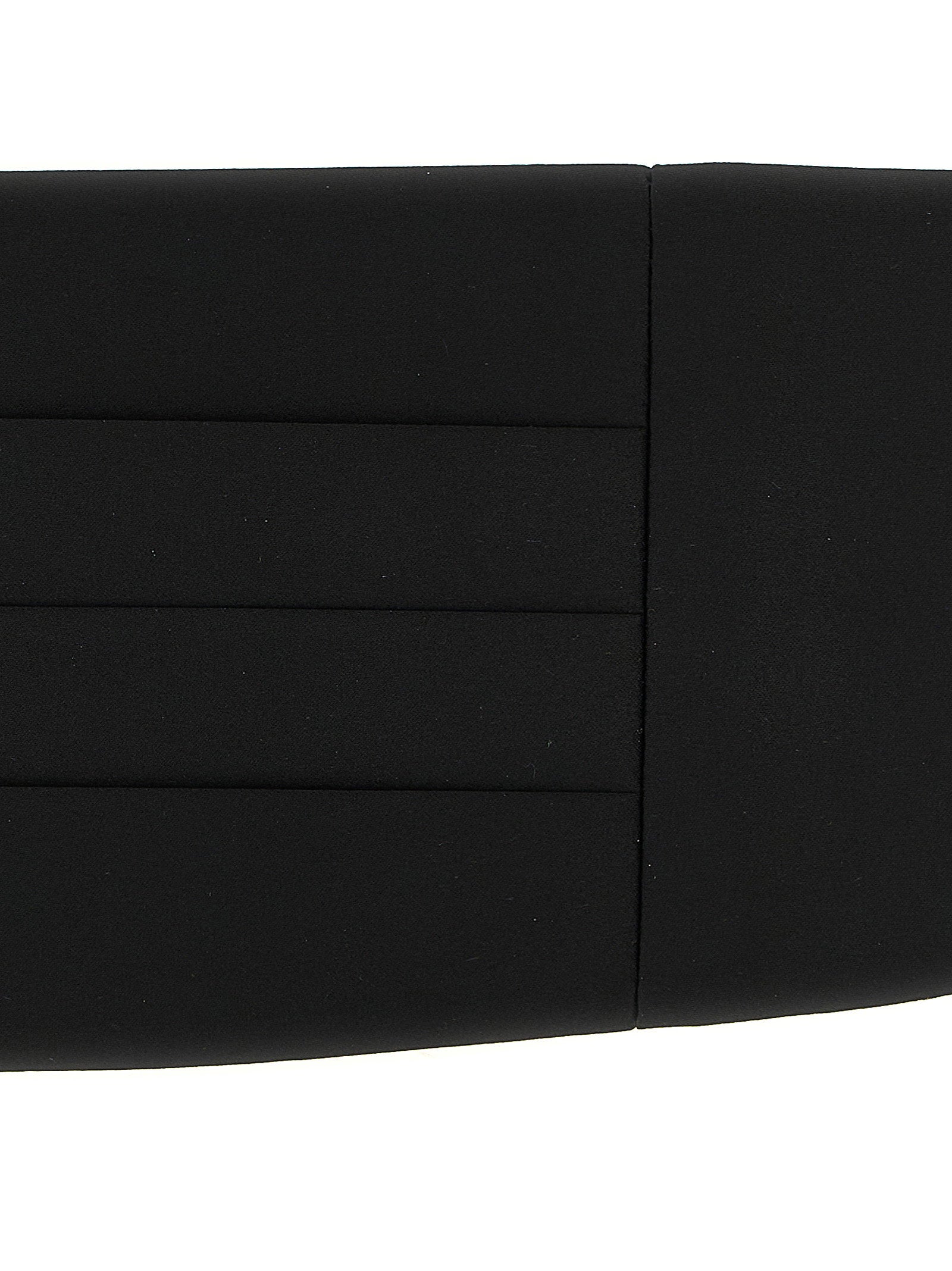 Pal Zileri Satin Tuxedo Belt — Black, view 3