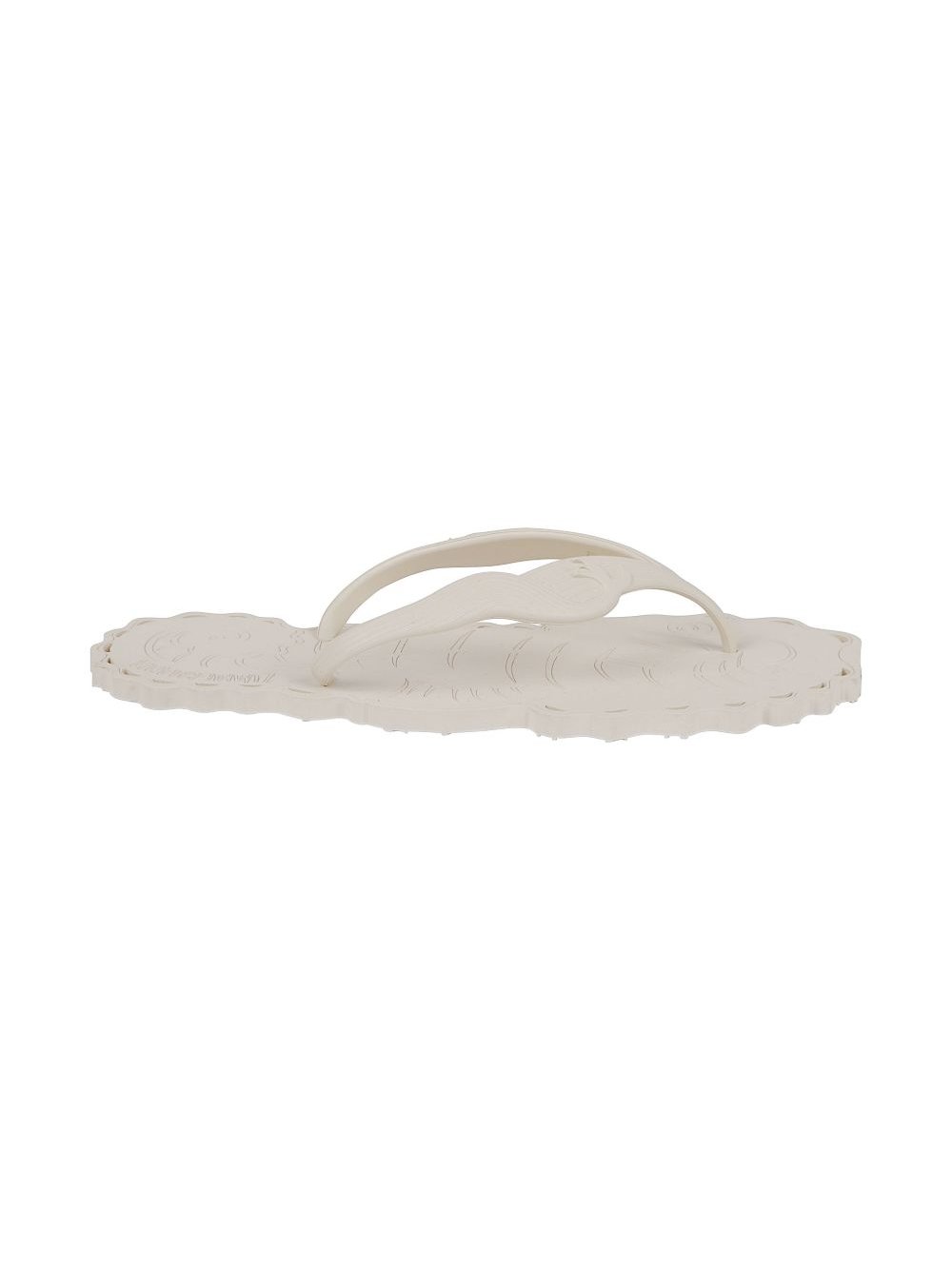 Zimmermann Scalloped Thong Sandals — White by Zimmermann
