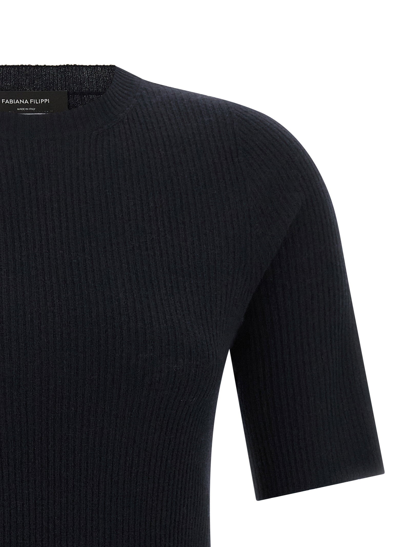 Fabiana Filippi Sweater — Navy, view 3