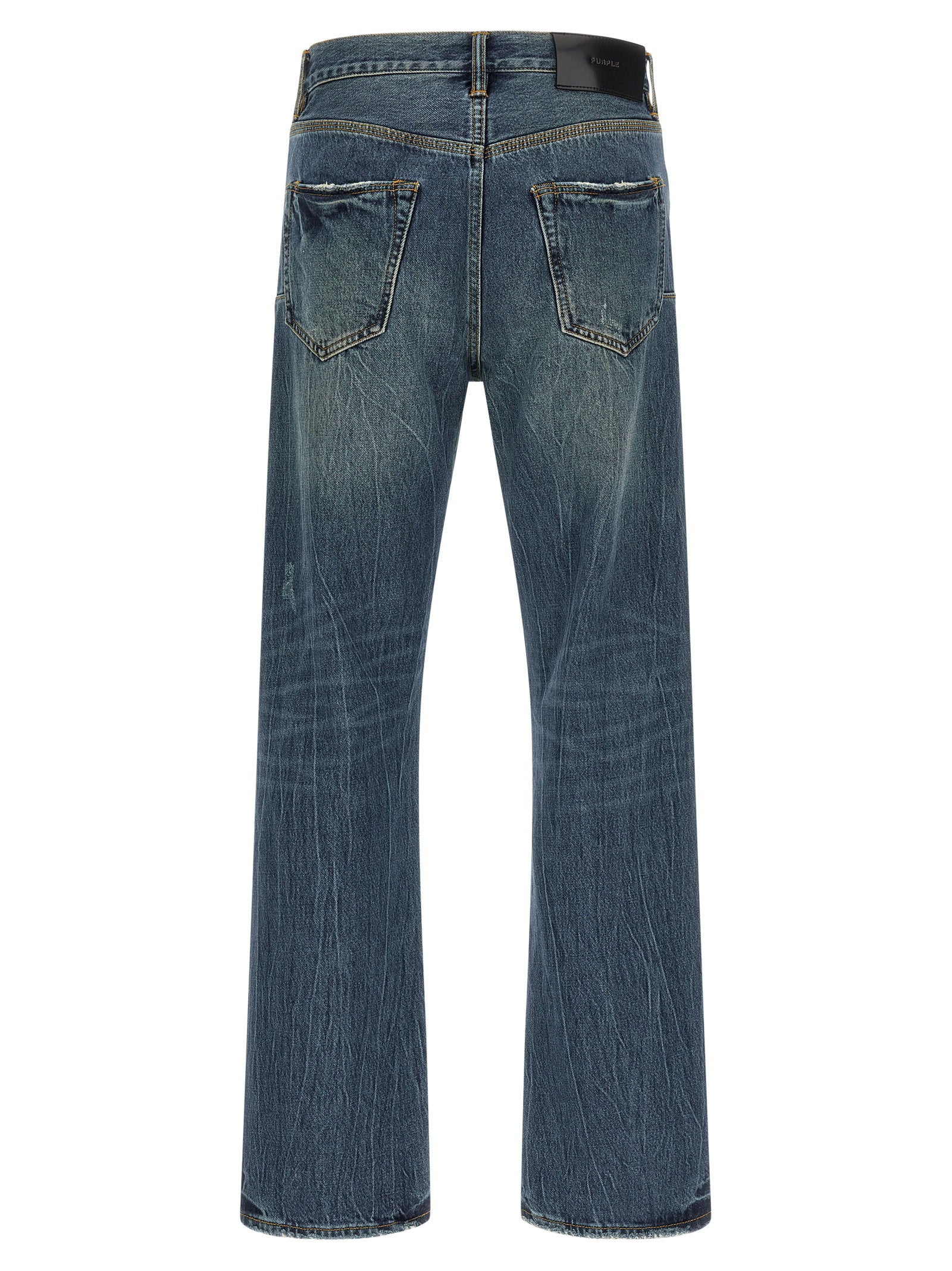 Purple P011 Jeans — Blue, view 2