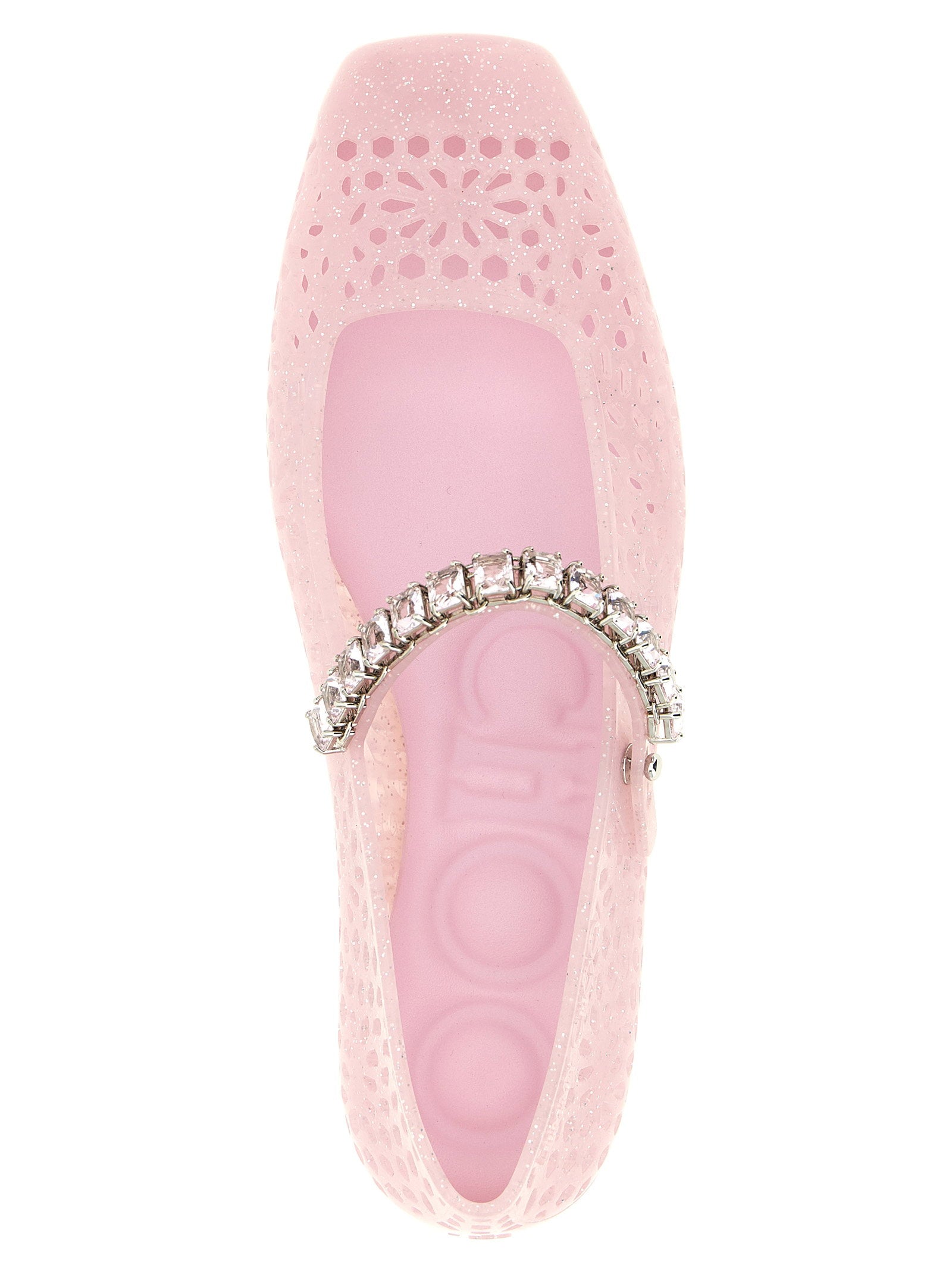 Jimmy Choo The Jelly Ballet Flat — pink, view 4