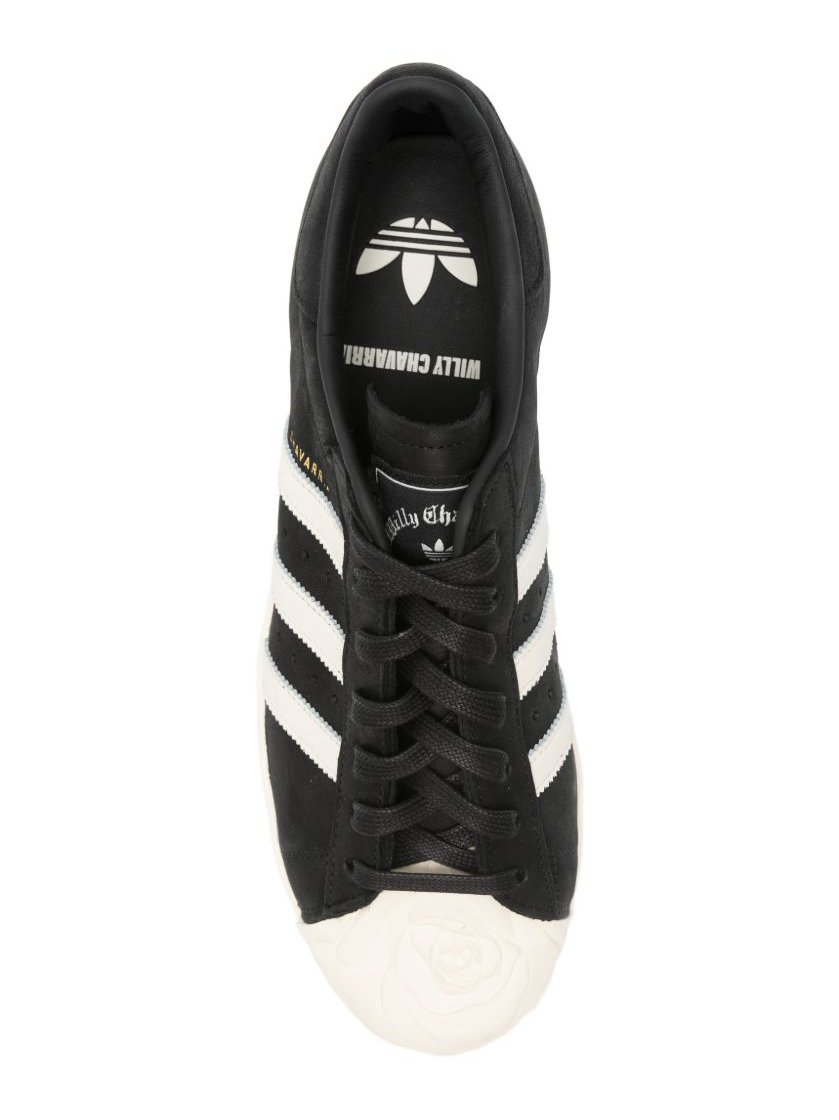 ADIDAS BY WILLY CHAVARRIA Superstar Sneakers — Black, view 4