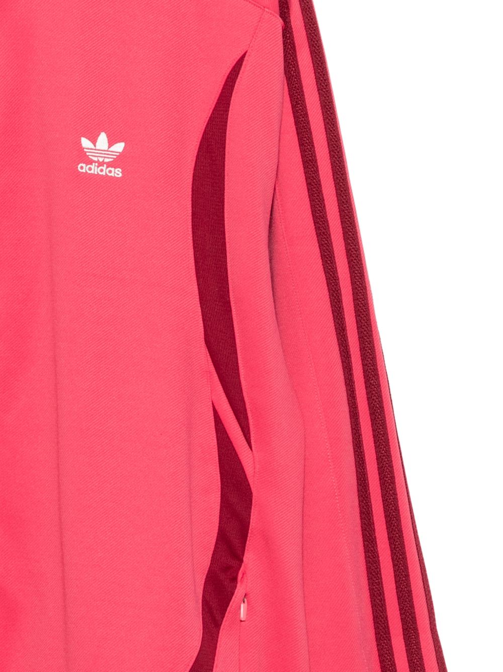 adidas by Wales Bonner Logo-Striped Track Sweatshirt — Pink, view 2