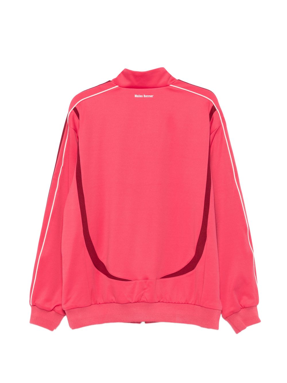 adidas by Wales Bonner Logo-Striped Track Sweatshirt — Pink, view 3