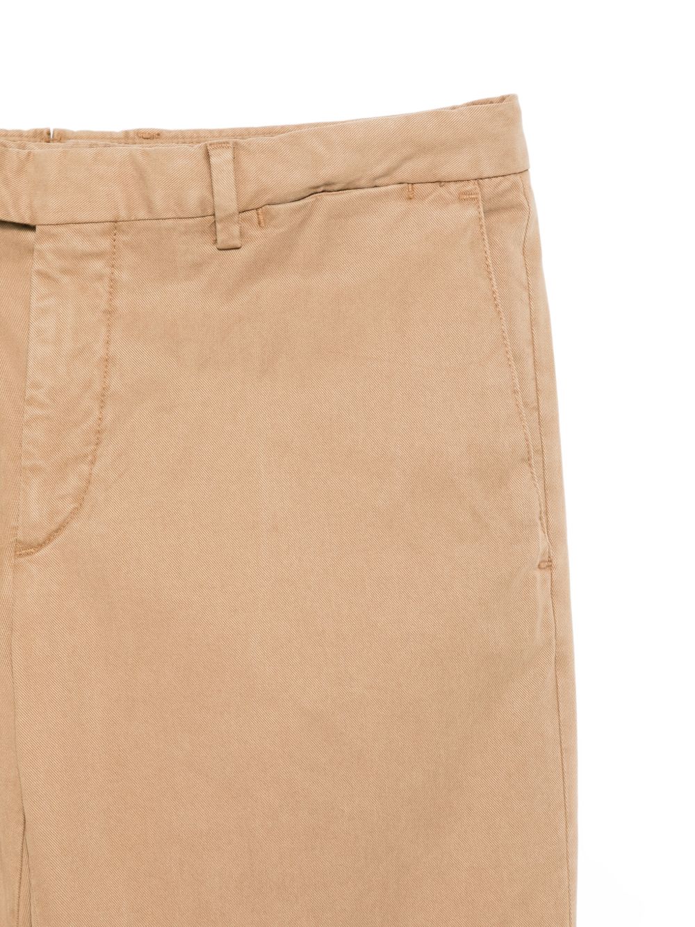 Boglioli Cotton-Blend Tailored Trousers — Beige, view 3