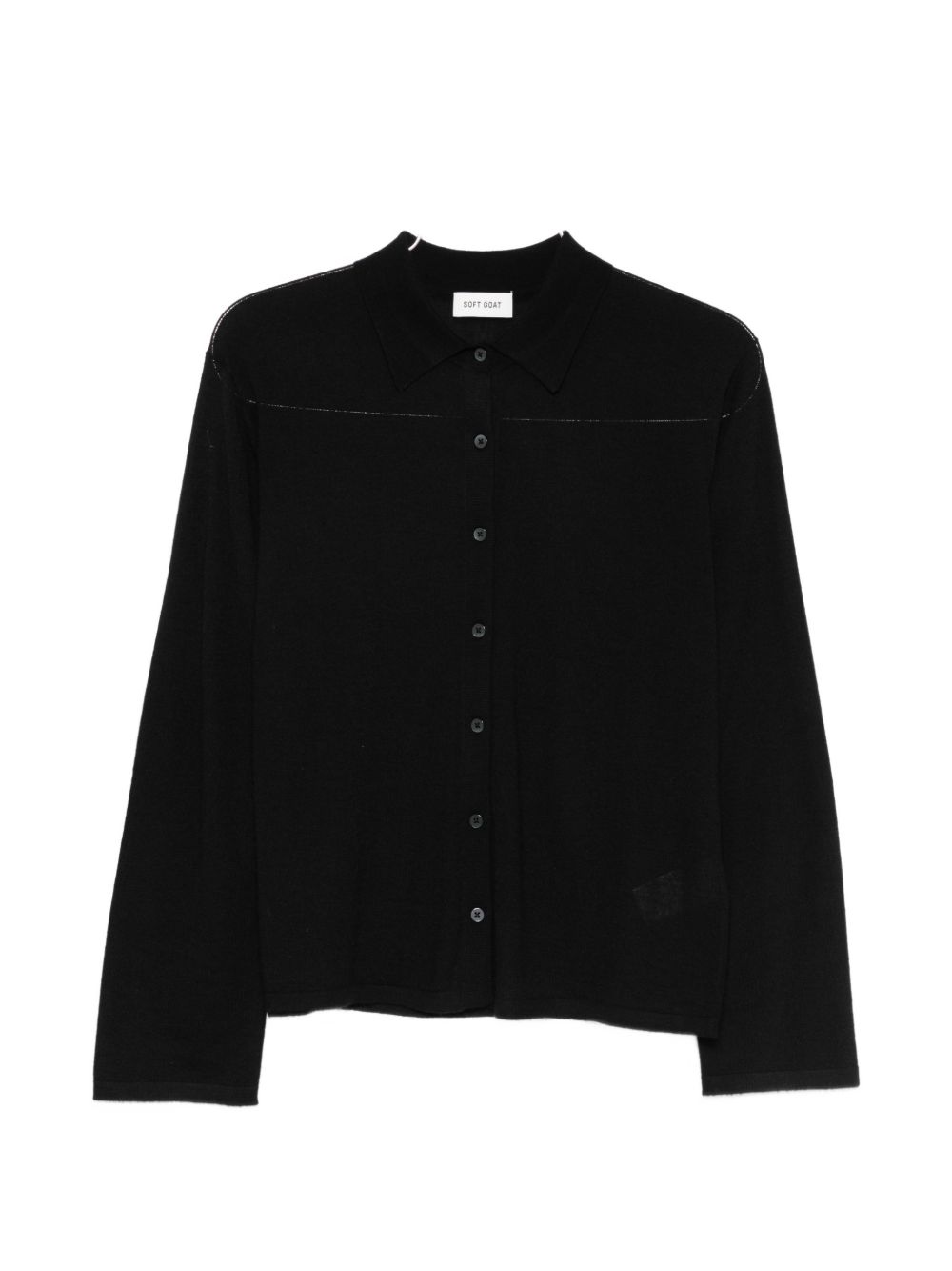 Soft Goat Cashmere Cardigan — Black by Soft Goat