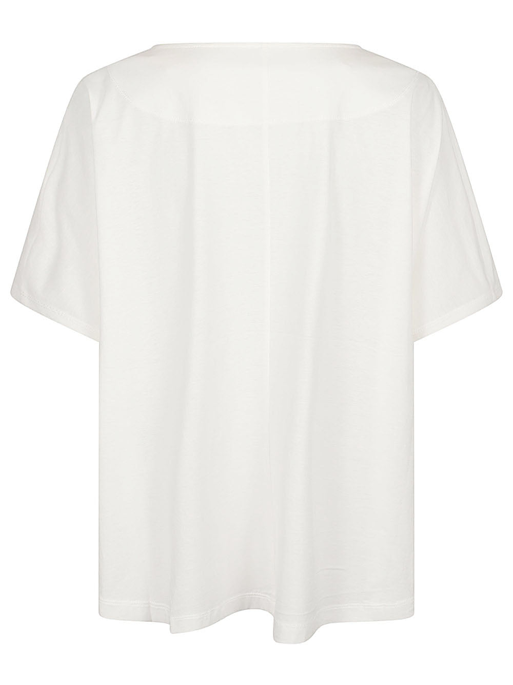 MOYURU Printed Cotton T-Shirt — White, view 2