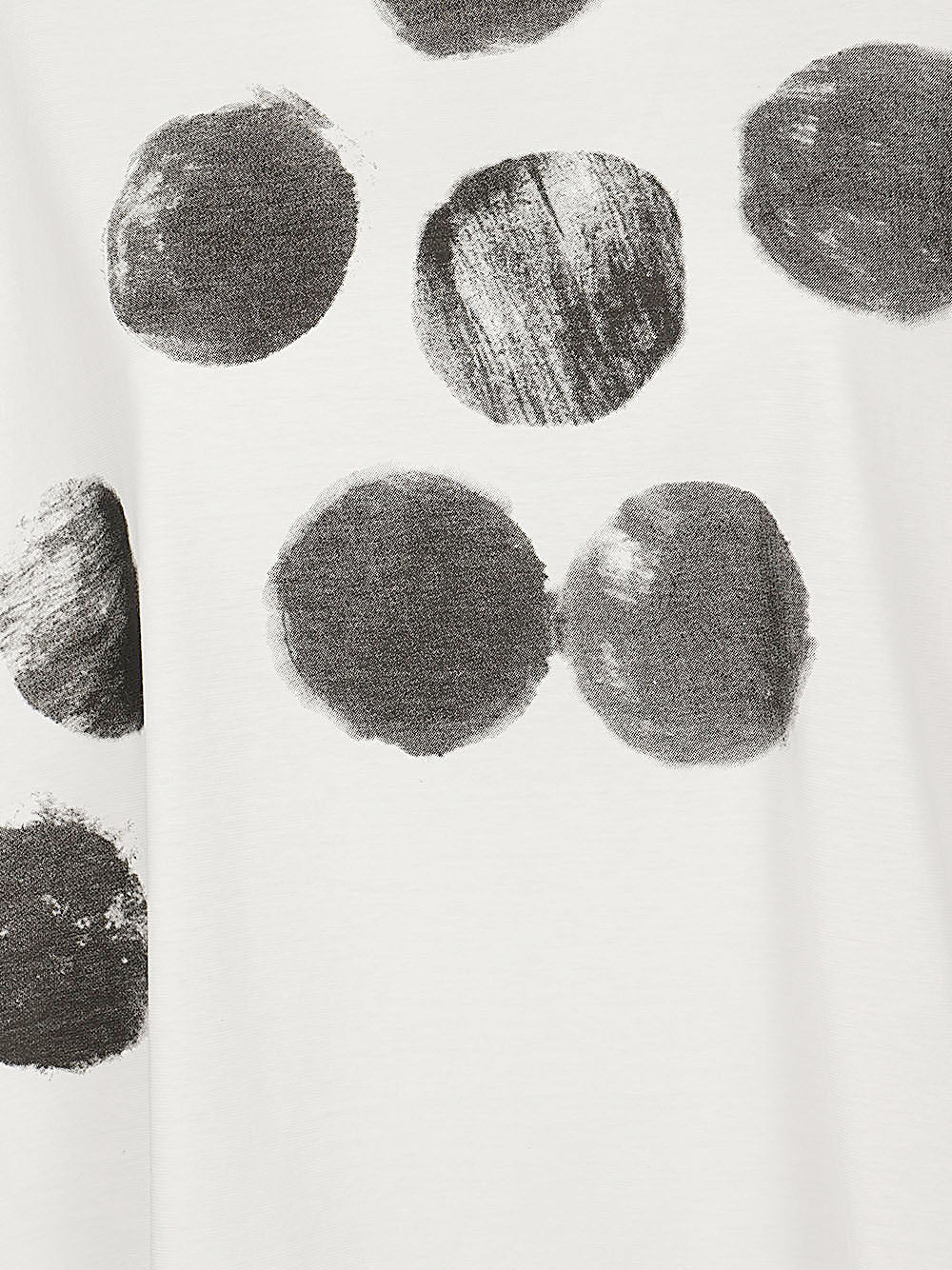 MOYURU Printed Cotton T-Shirt — White, view 3