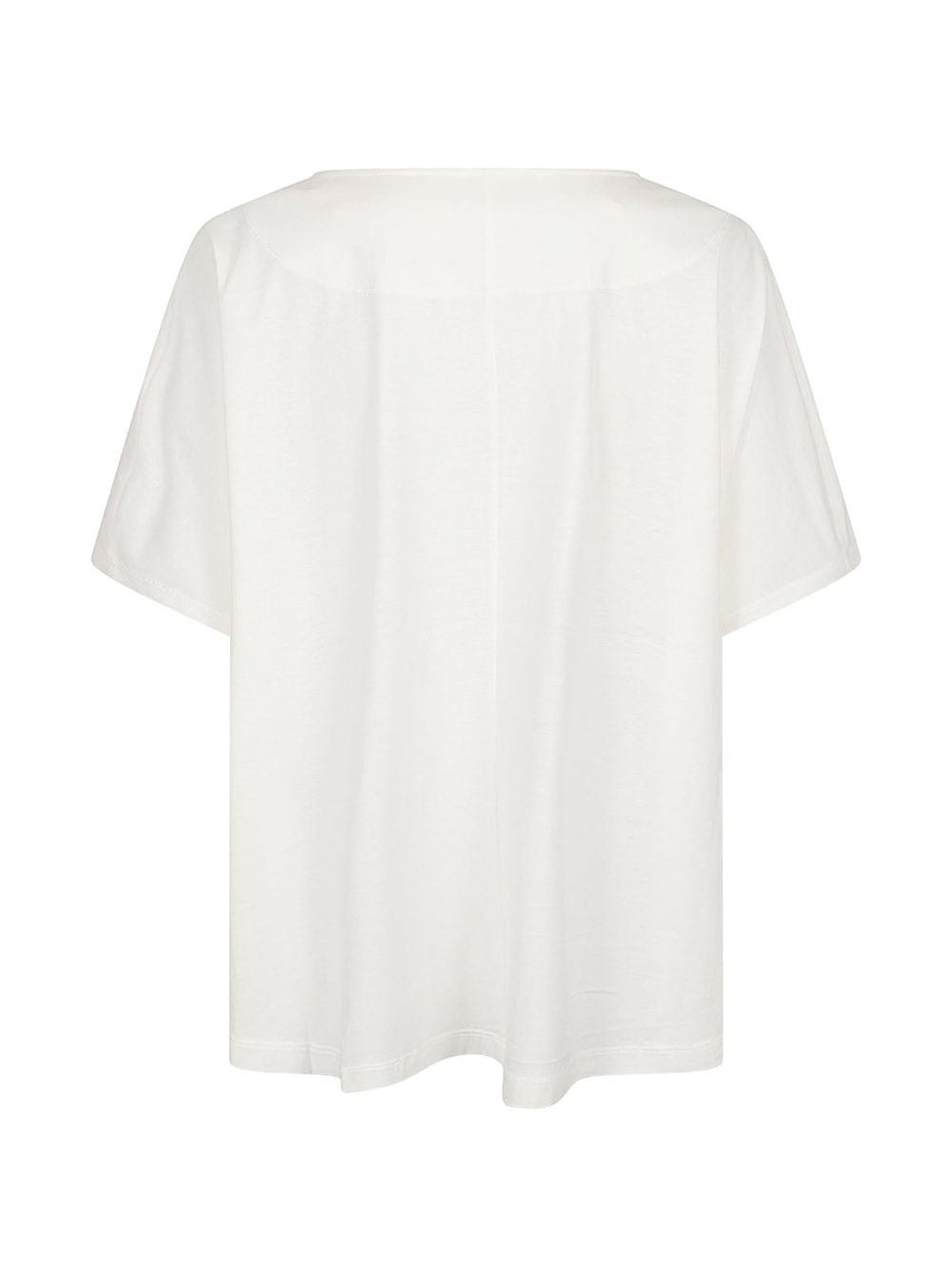 MOYURU Printed Cotton T-Shirt — White, view 4