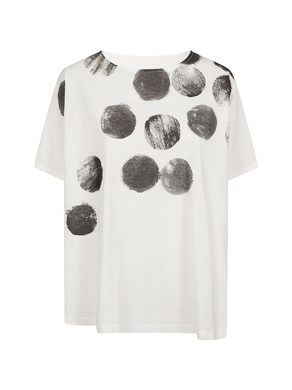 MOYURU Printed Cotton T-Shirt — White, view 5