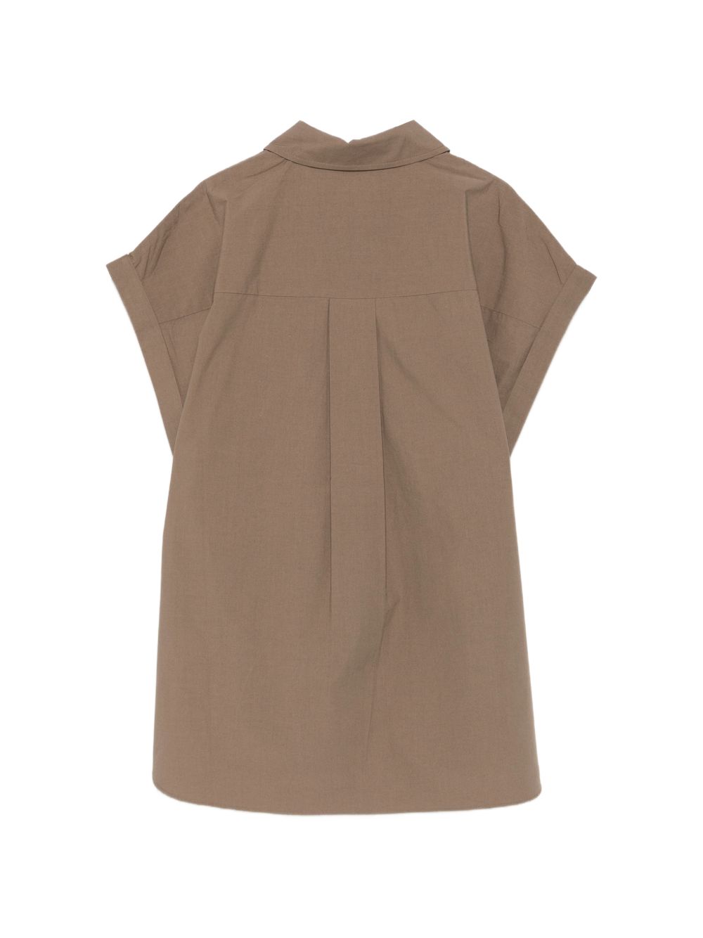 MATTEAU Cotton Shirt — Taupe, view 3