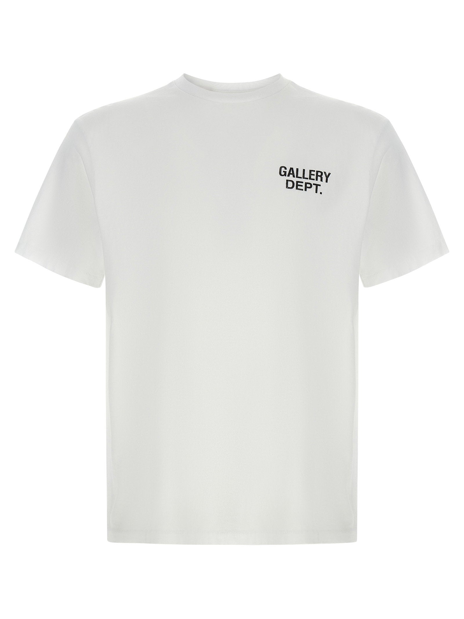 Gallery Dept. Logo-Printed Cotton T-Shirt — White by Gallery Dept