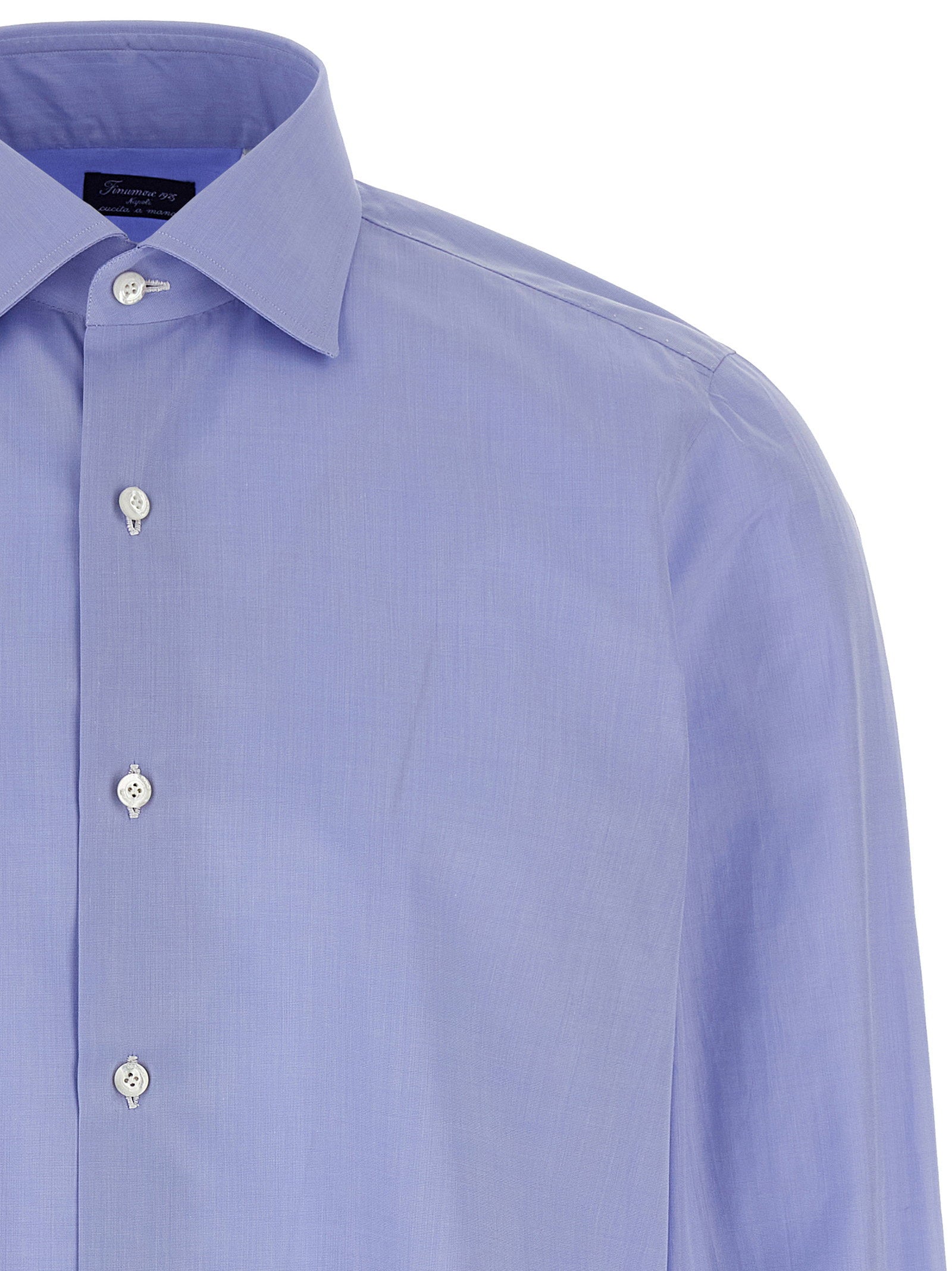 Finamore Napoli Shirt — Blue, view 3