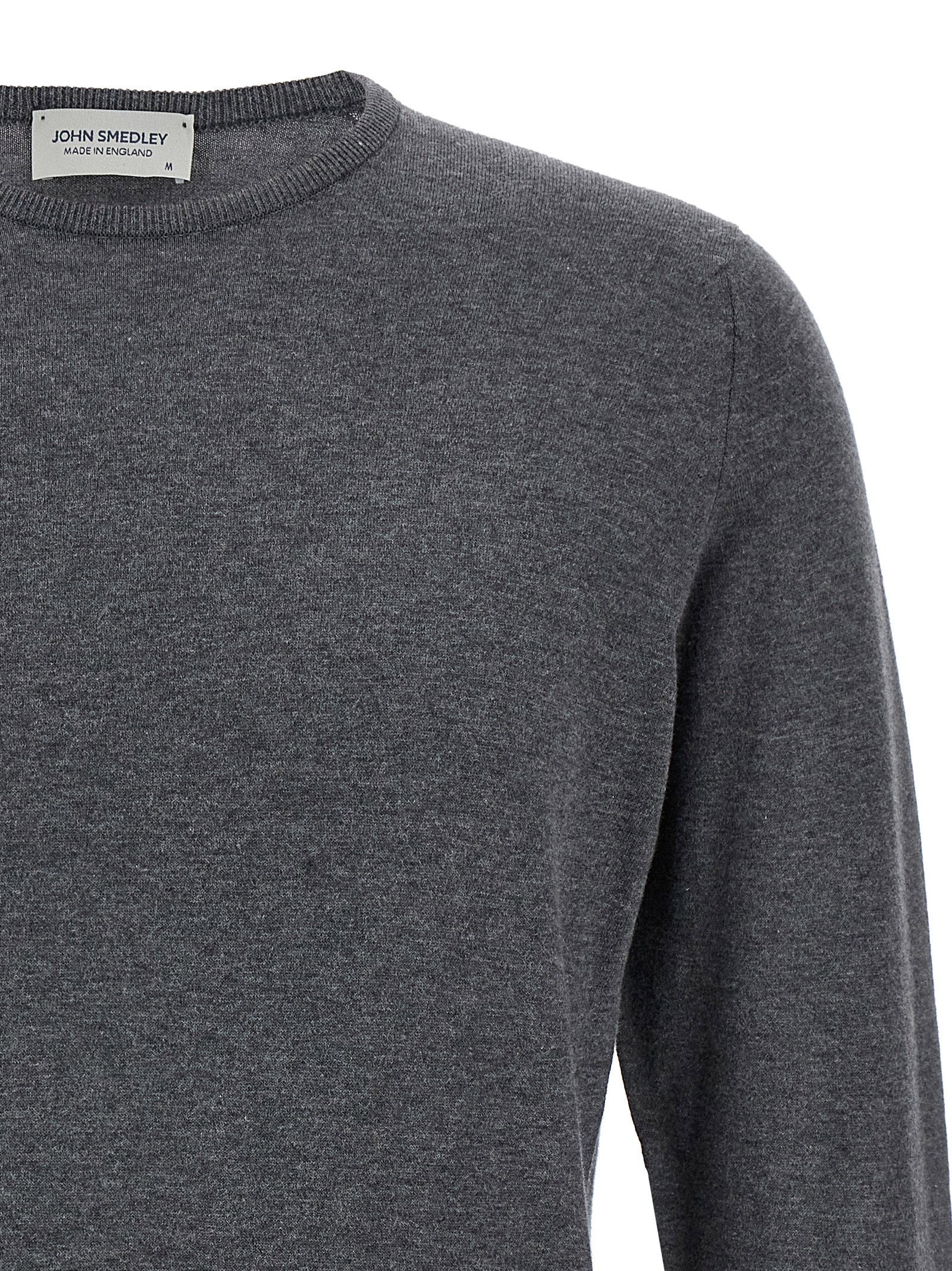 John Smedley Sweater — Gray, view 3
