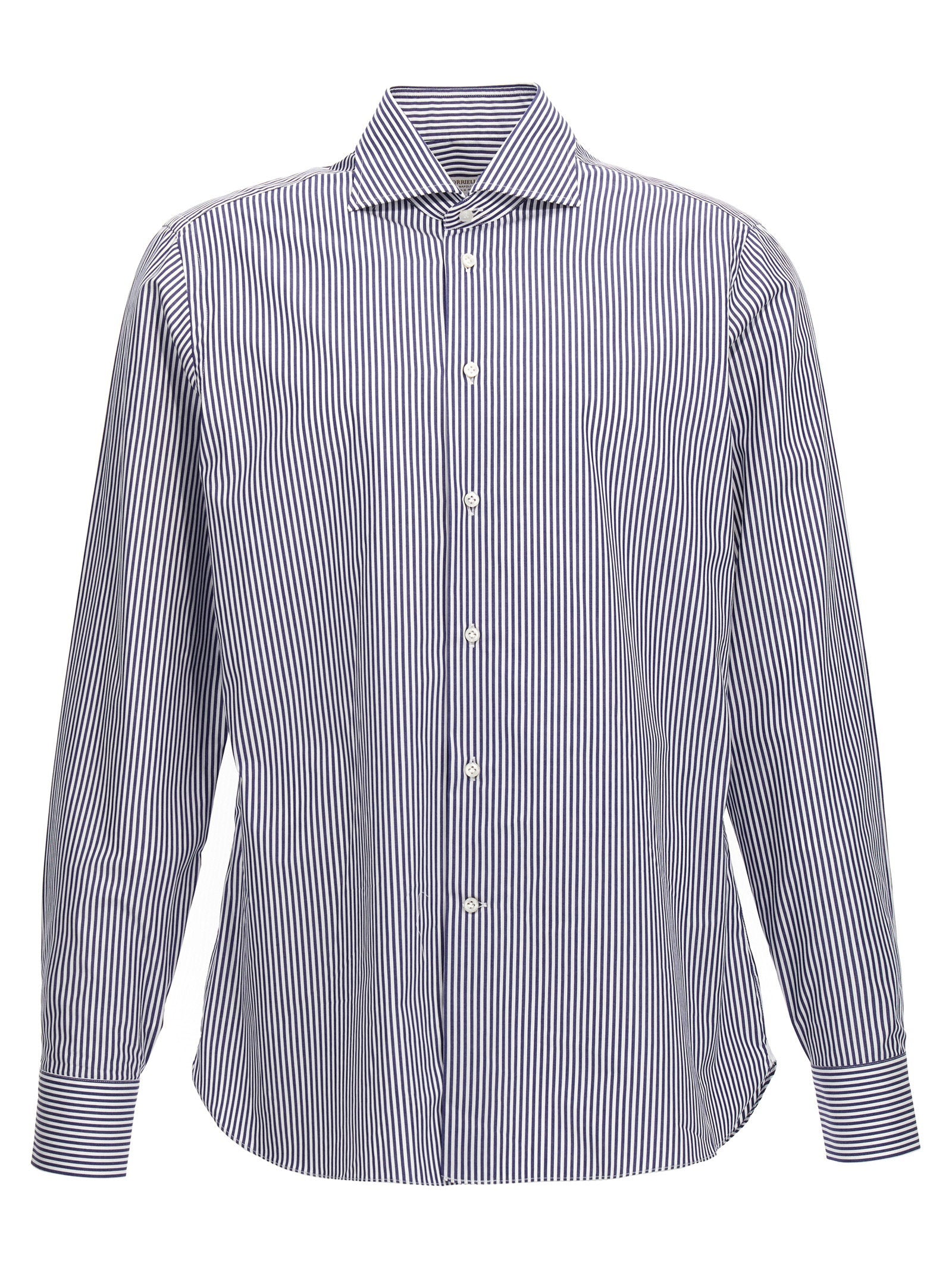Borriello Marechiaro Shirt — Navy by Borriello
