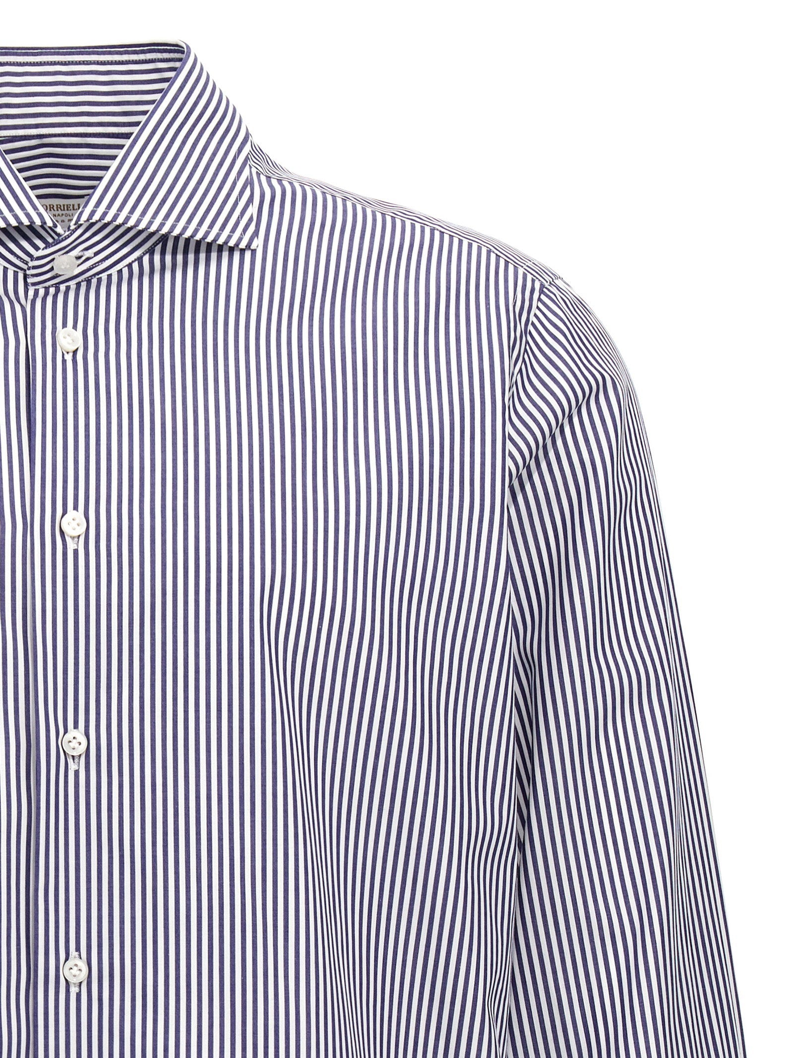 Borriello Marechiaro Shirt — Navy, view 3