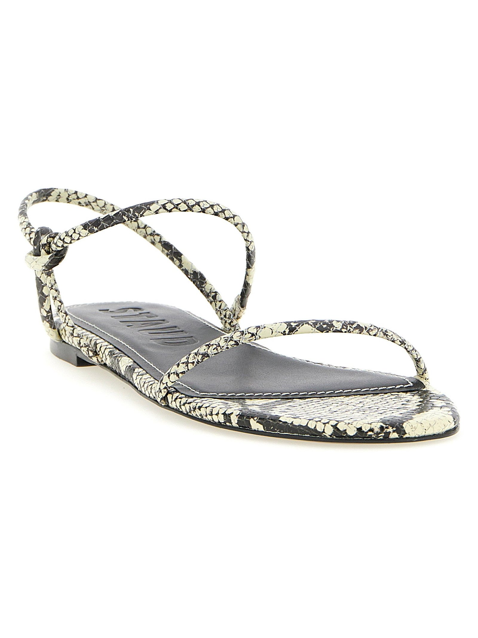 Staud Laurel Sandals — Black, view 2