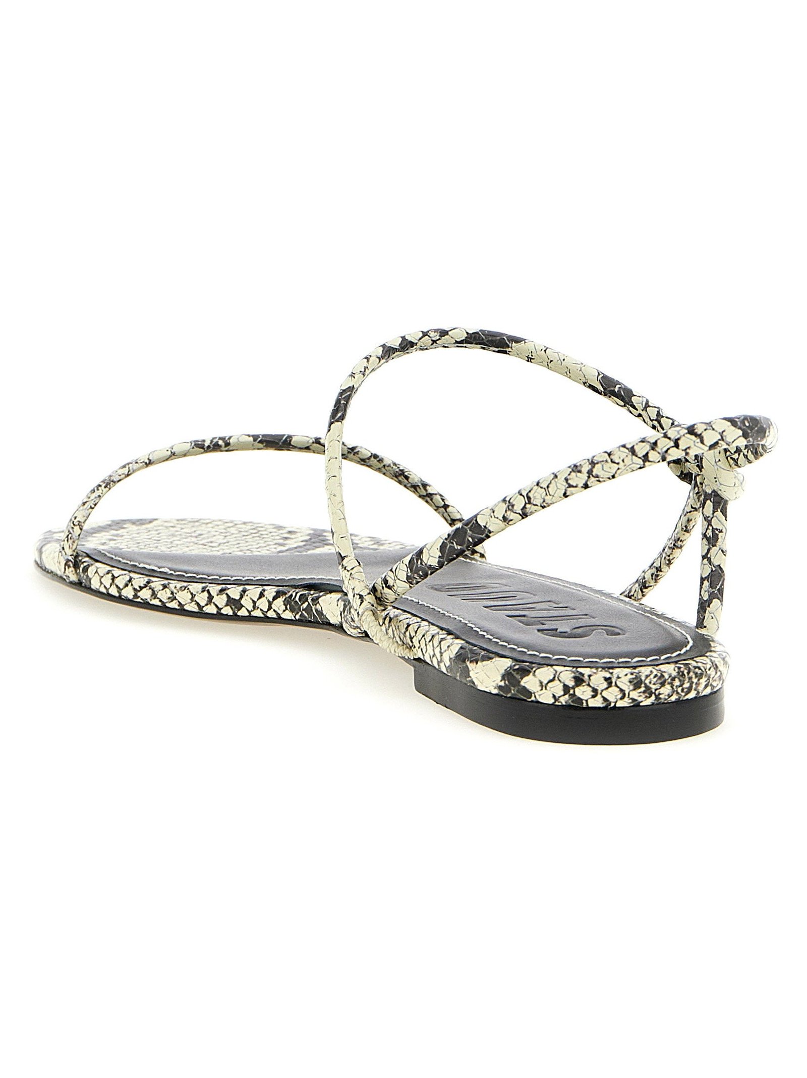 Staud Laurel Sandals — Black, view 3