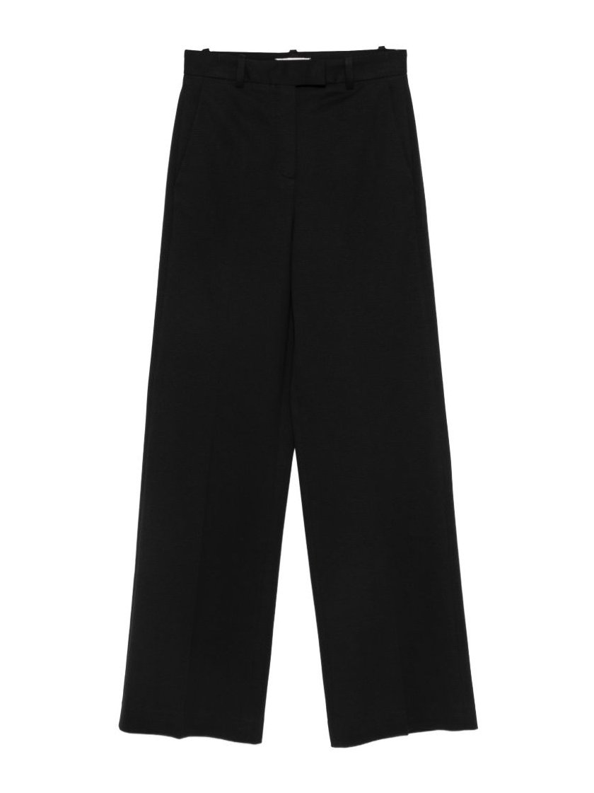 Circolo 1901 Cotton Trousers — Black by Circolo 1901
