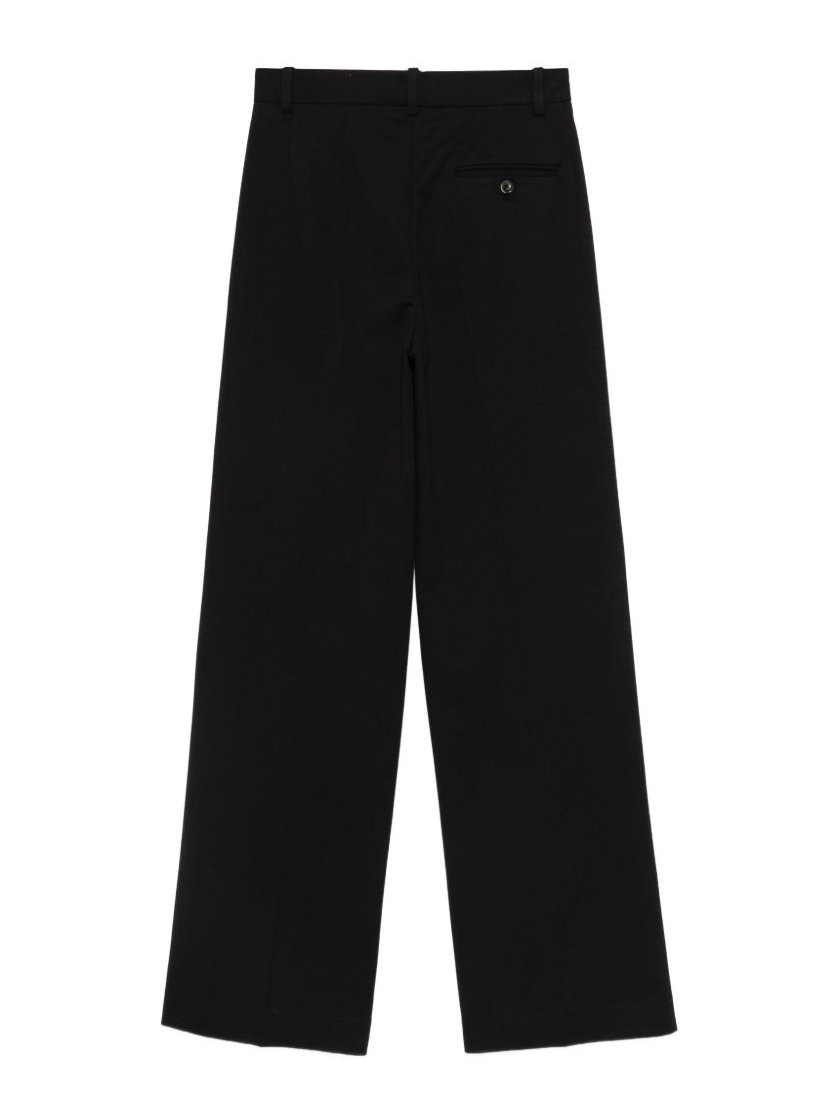 Circolo 1901 Cotton Trousers — Black, view 2