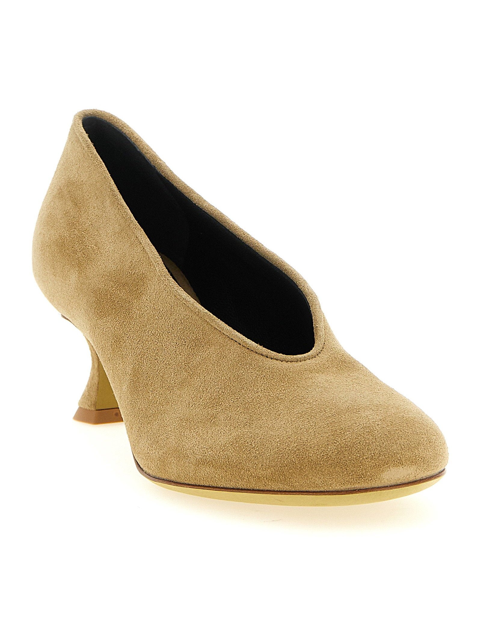 Moschino Duck Pumps — Camel, view 2