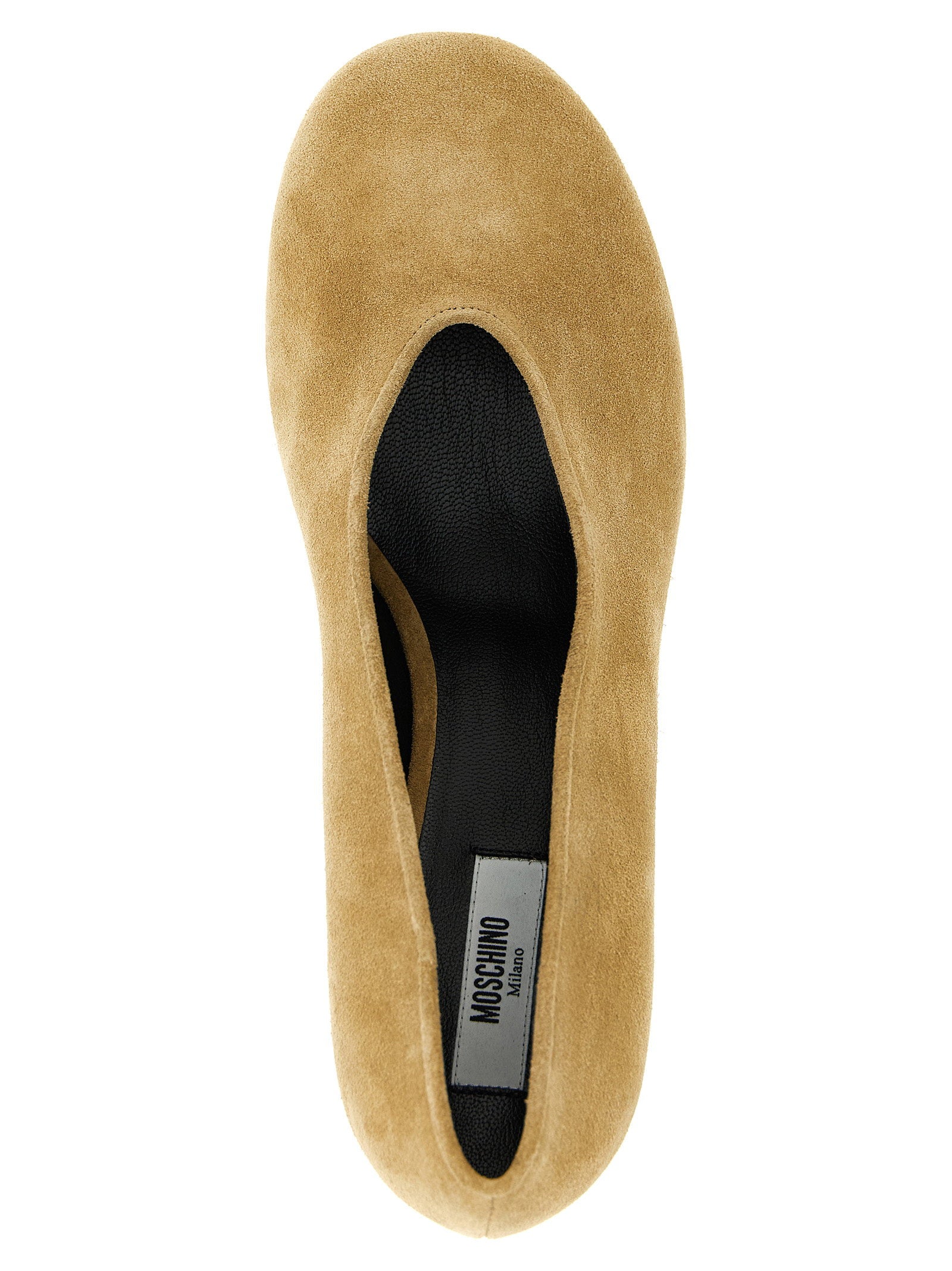 Moschino Duck Pumps — Camel, view 4