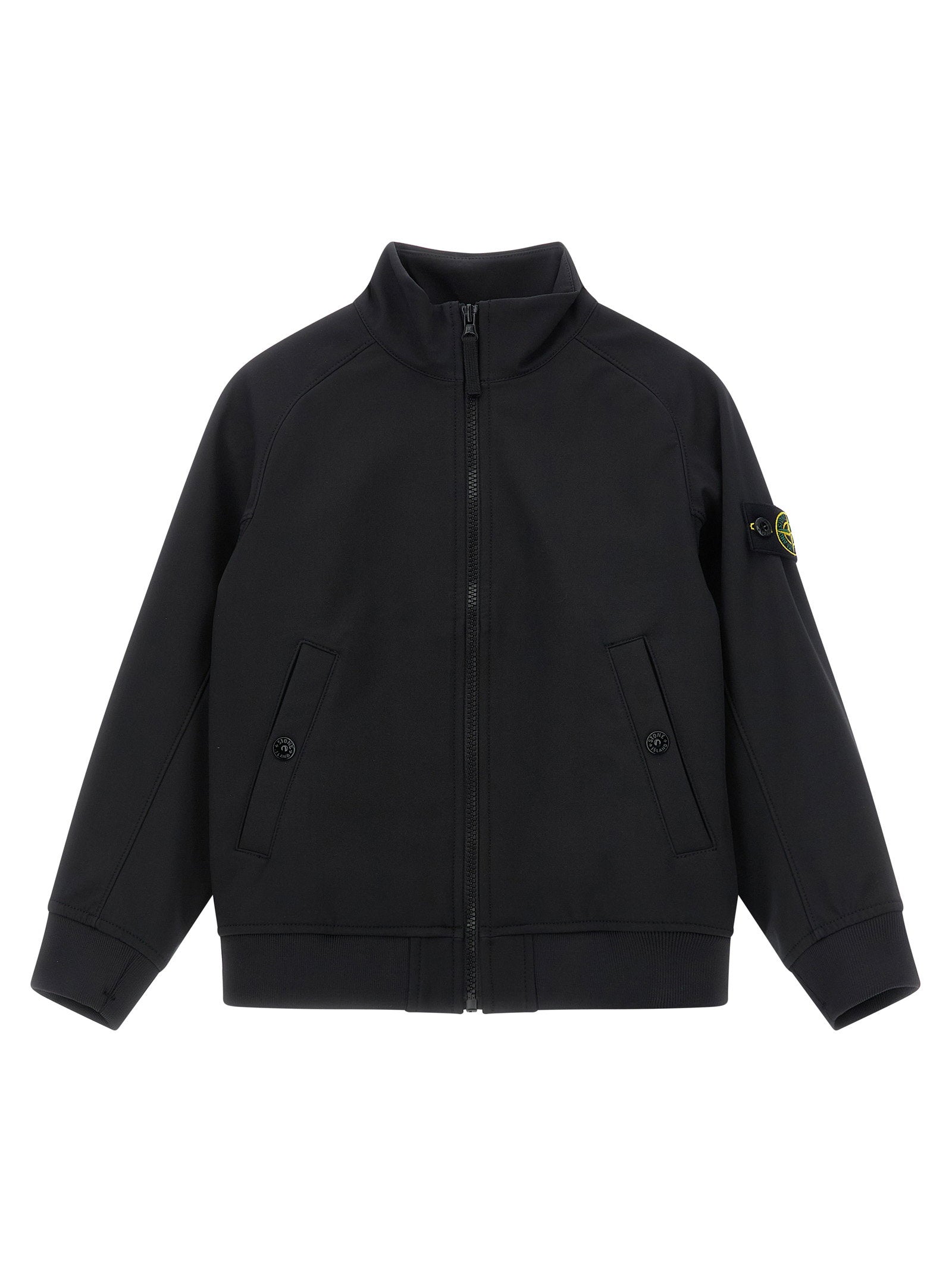 Stone Island Junior Technical Three-Layer Waterproof Jacket — Black by Stone Island Junior