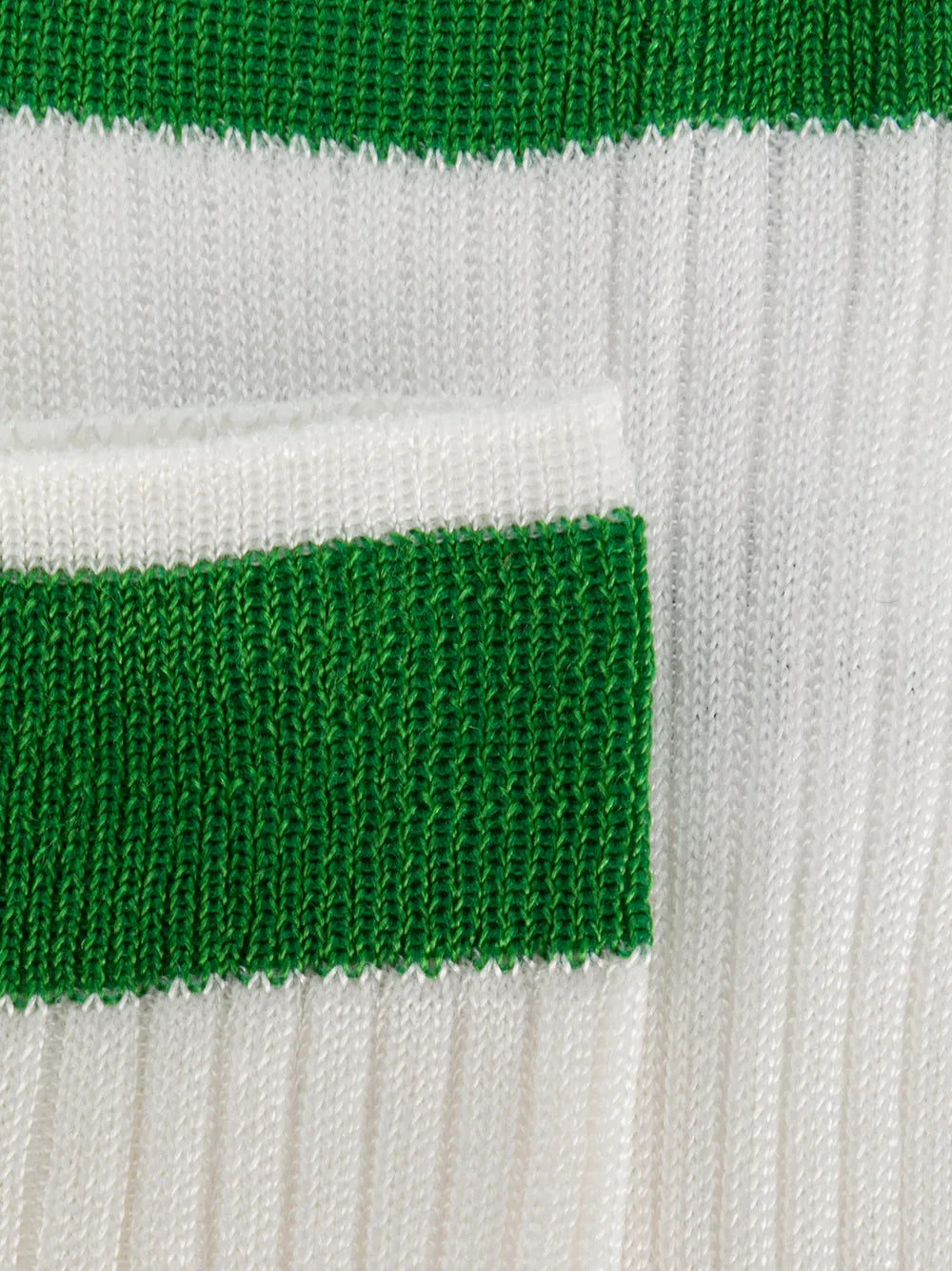 Valentino PB3KI01D3TD0K2 Ribbed Silk-Blend Striped Socks — White by Valentino