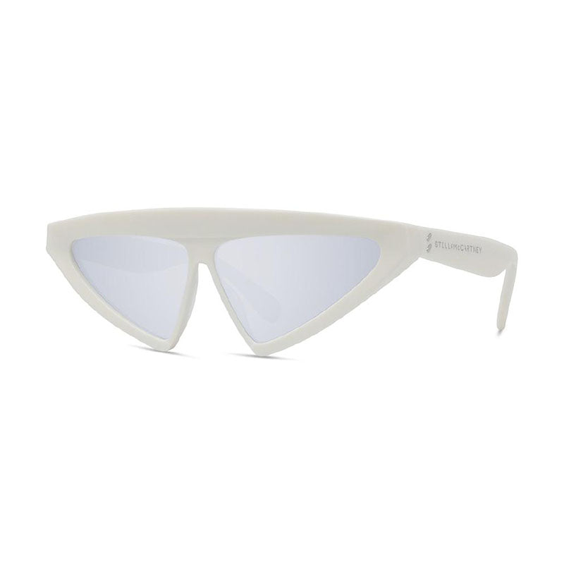 Stella McCartney SC40045I25C Light-Tinted Lens Sunglasses — White by Stella McCartney