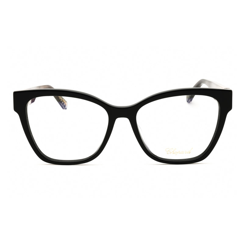 Chopard VCH379M Square Acetate Frame Eyeglasses — Black by Chopard