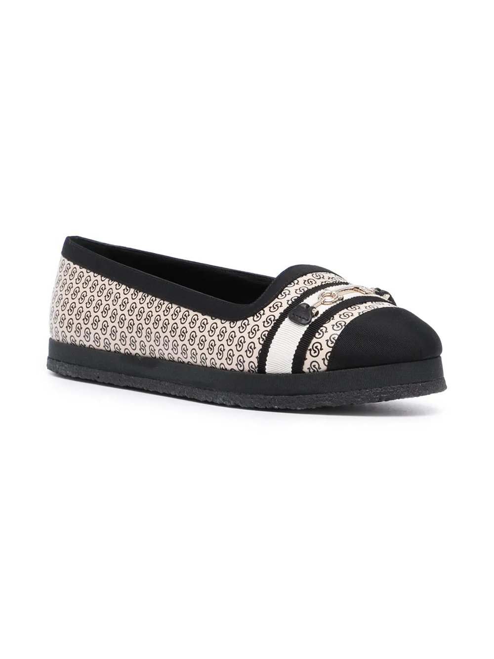 Ferragamo Kelsi Flat — Black, view 3
