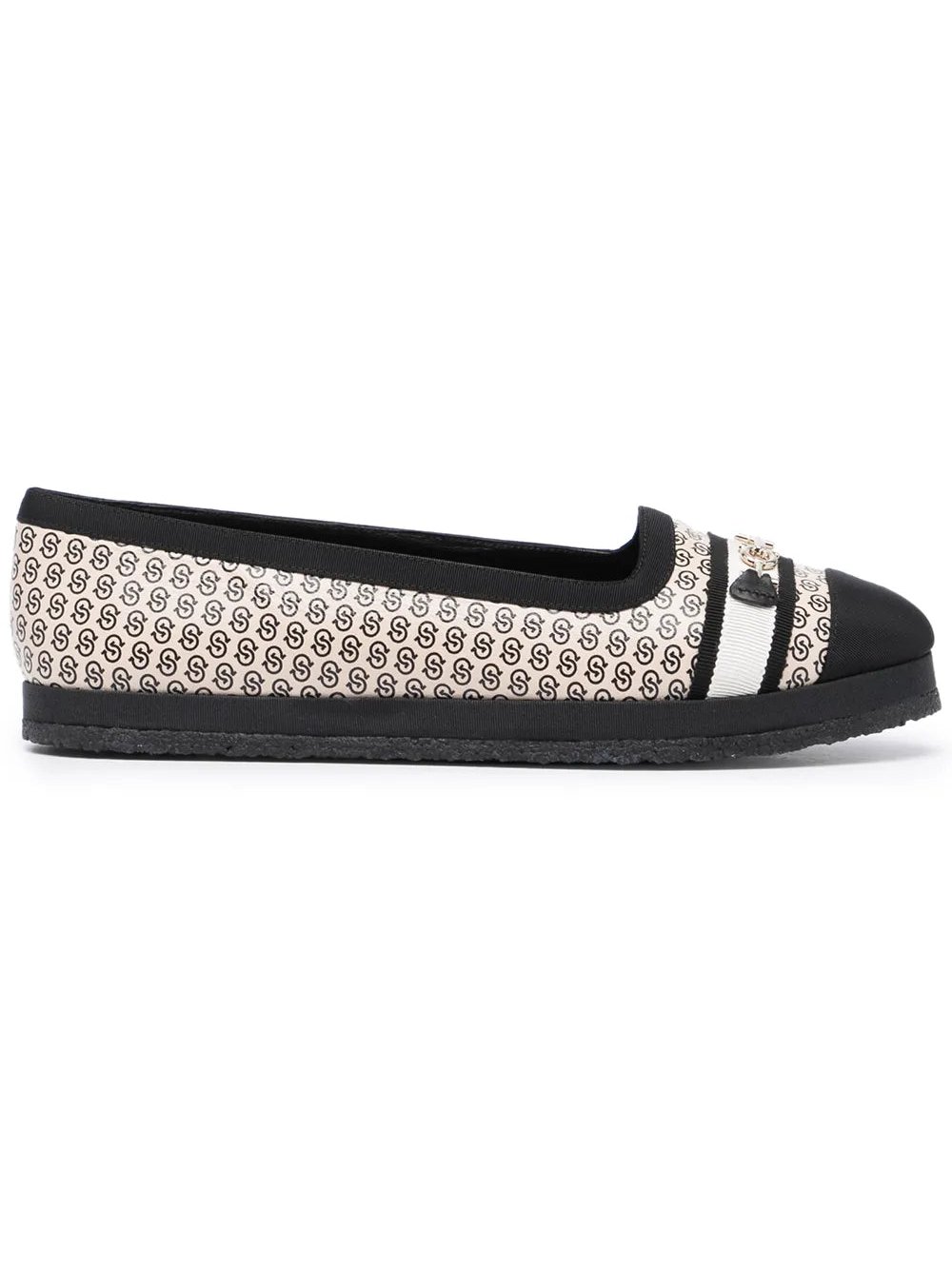 Ferragamo Kelsi Flat — Black, view 4