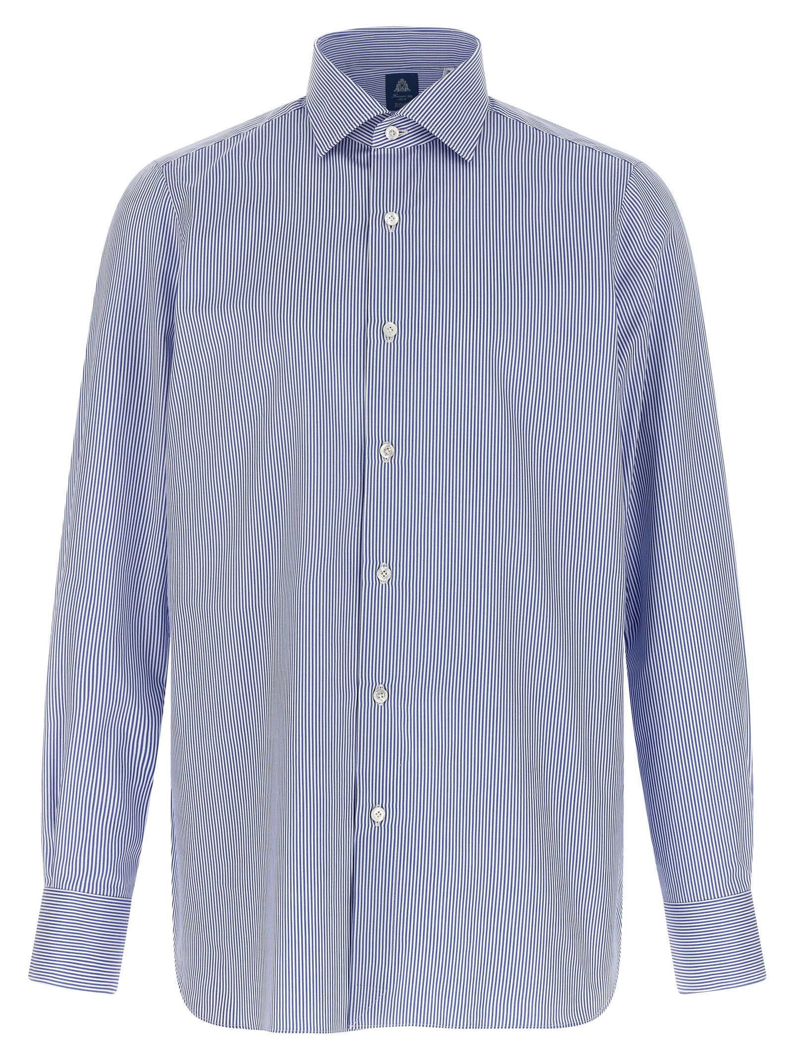 Finamore Napoli Shirt — Blue - 44 cm by Finamore