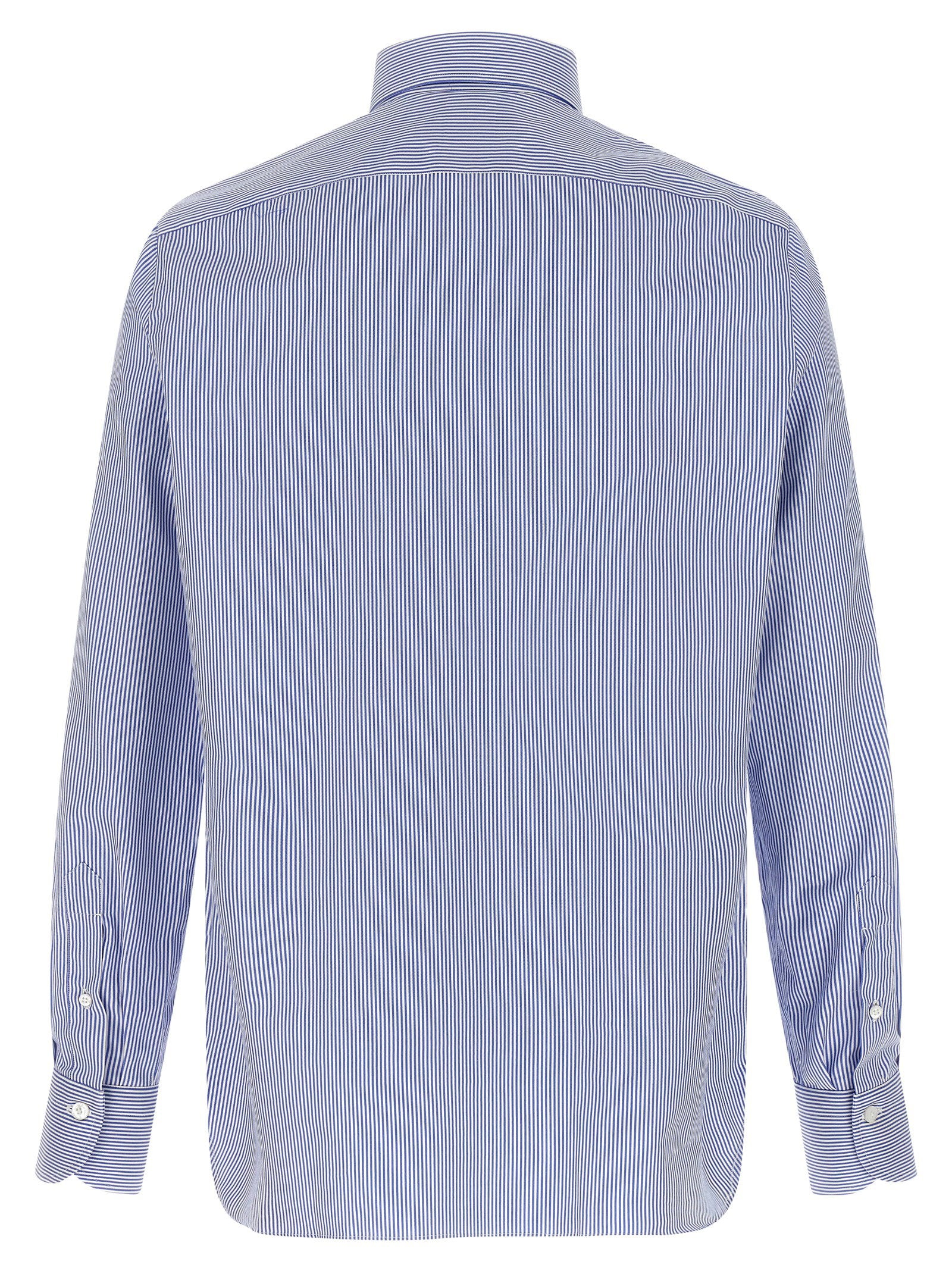 Finamore Napoli Shirt — Blue - 44 cm, view 2