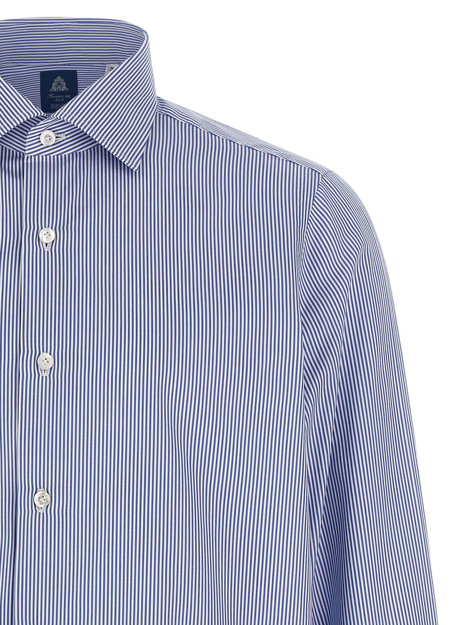 Finamore Napoli Shirt — Blue - 44 cm, view 3