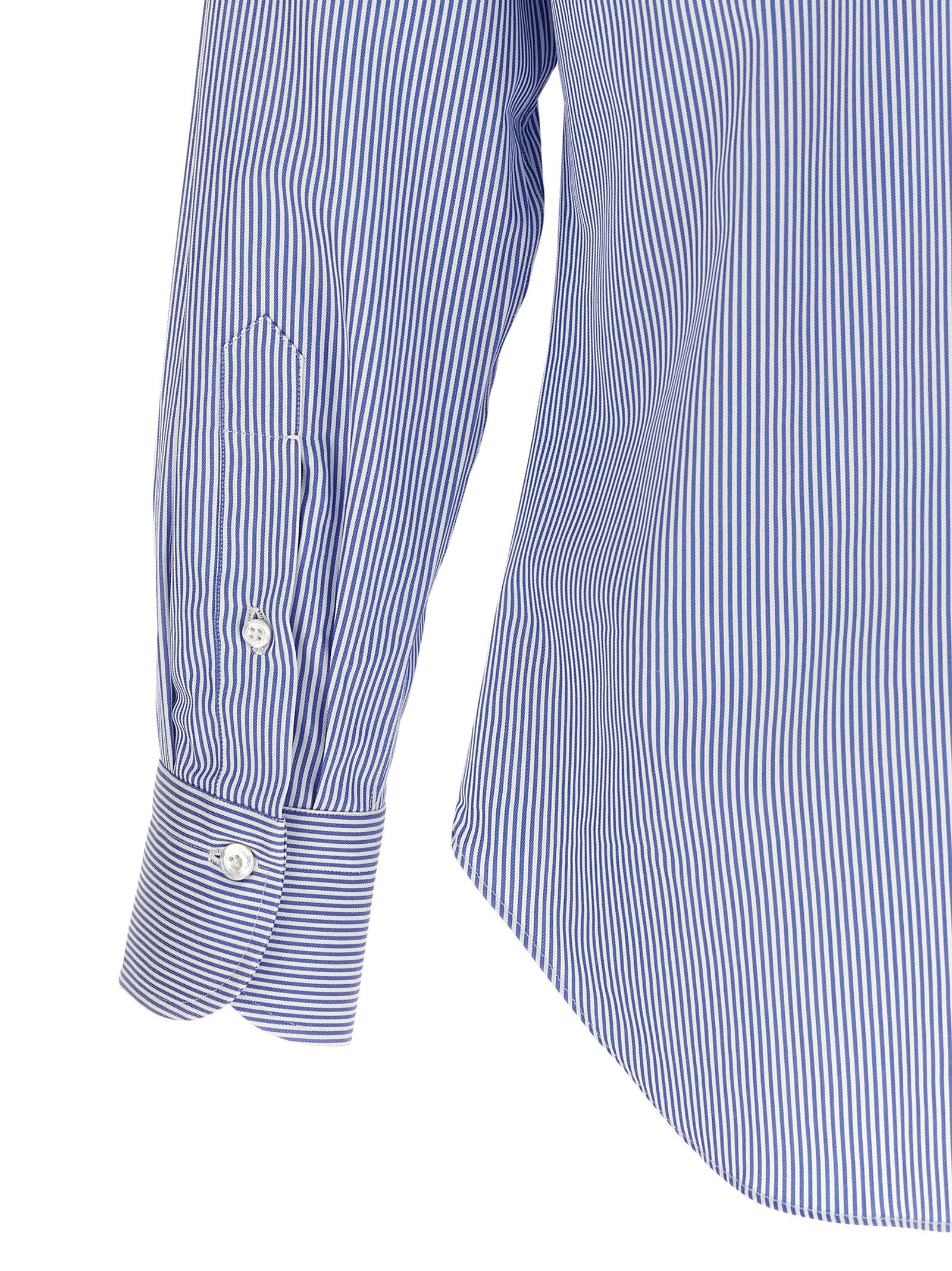Finamore Napoli Shirt — Blue - 44 cm, view 4