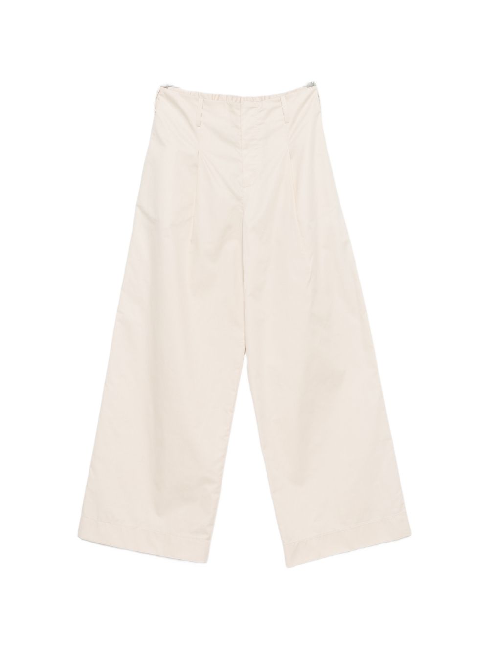 SUSANNE BOMMER Cotton Wide-Leg Trousers — Cream by SUSANNE BOMMER