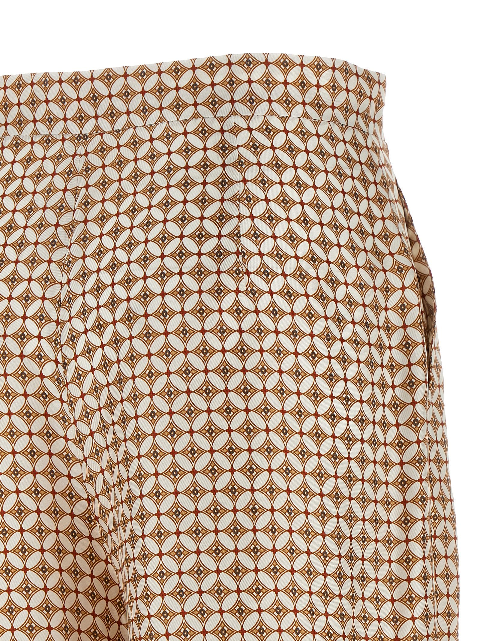 Max Mara Studio Mstottelia Trousers — Beige, view 4