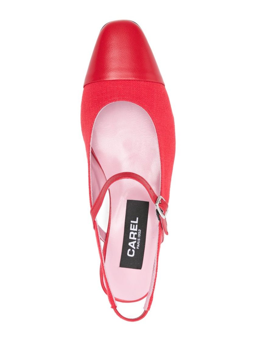 Carel Paris Oceano Slingback Flat — Red, view 2