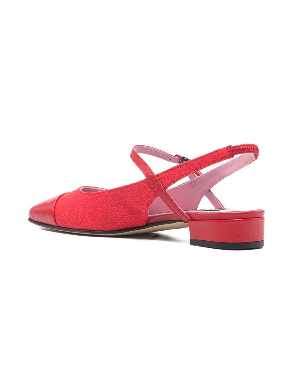 Carel Paris Oceano Slingback Flat — Red, view 3