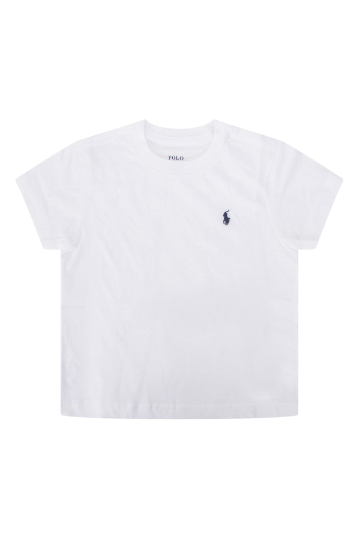 Polo Ralph Lauren Jr Logo-Embroidered T-Shirt — White by Polo Ralph Lauren Jr