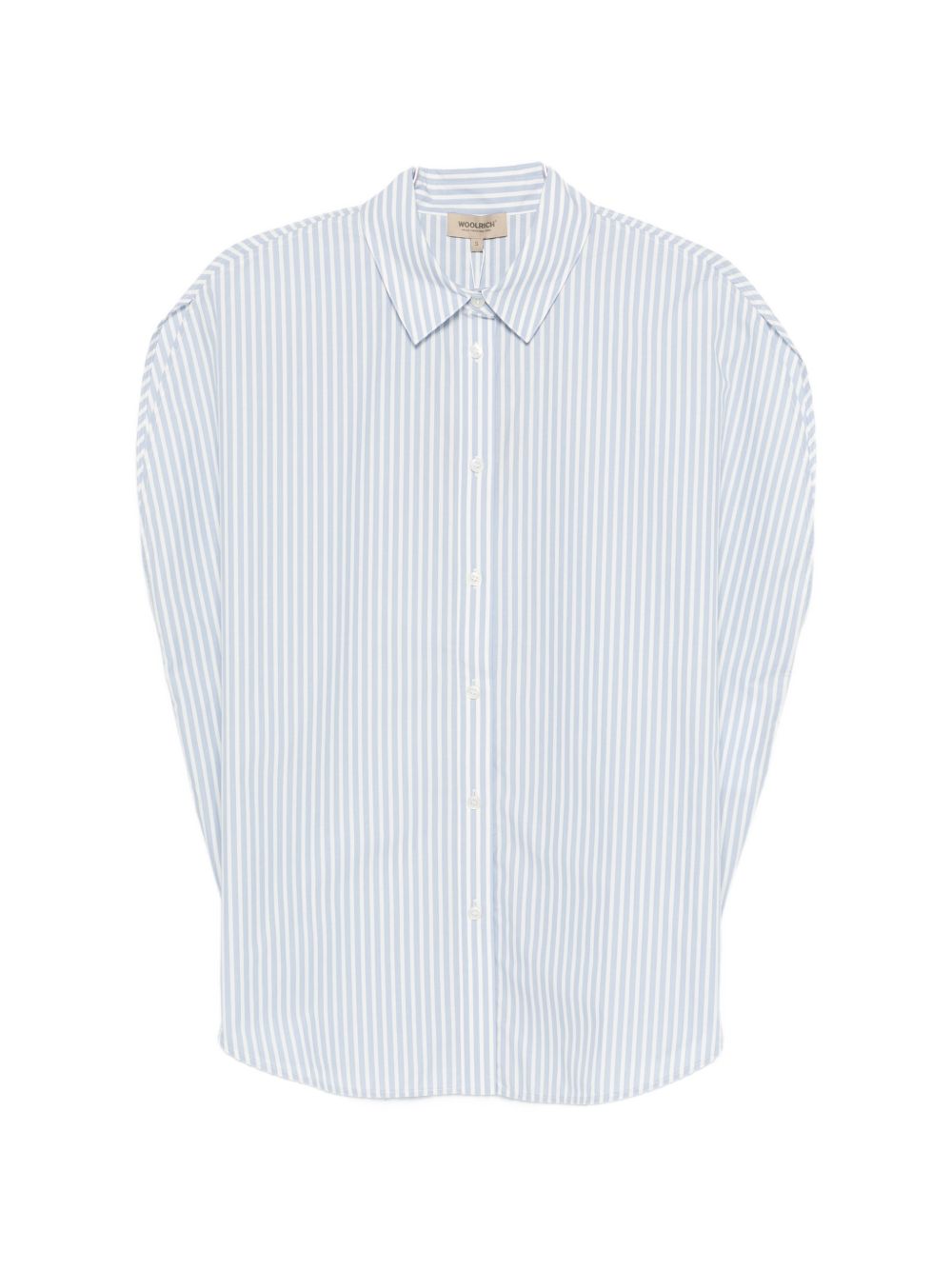 Woolrich Striped Cotton Shirt — Light Blue by Woolrich