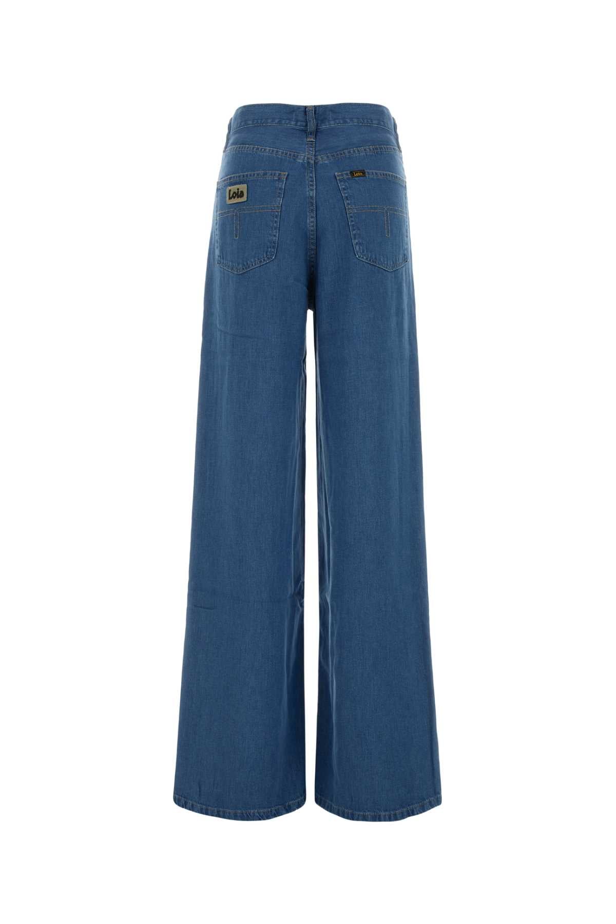 Lois Skater Loose-Z Jeans — Blue, view 2