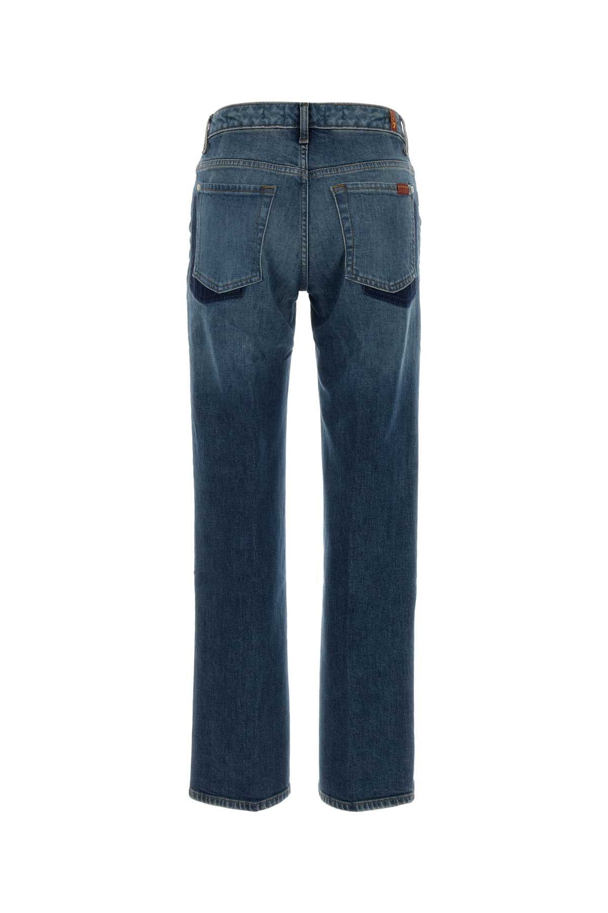 Seven For All Mankind Calie Jeans — Blue, view 2